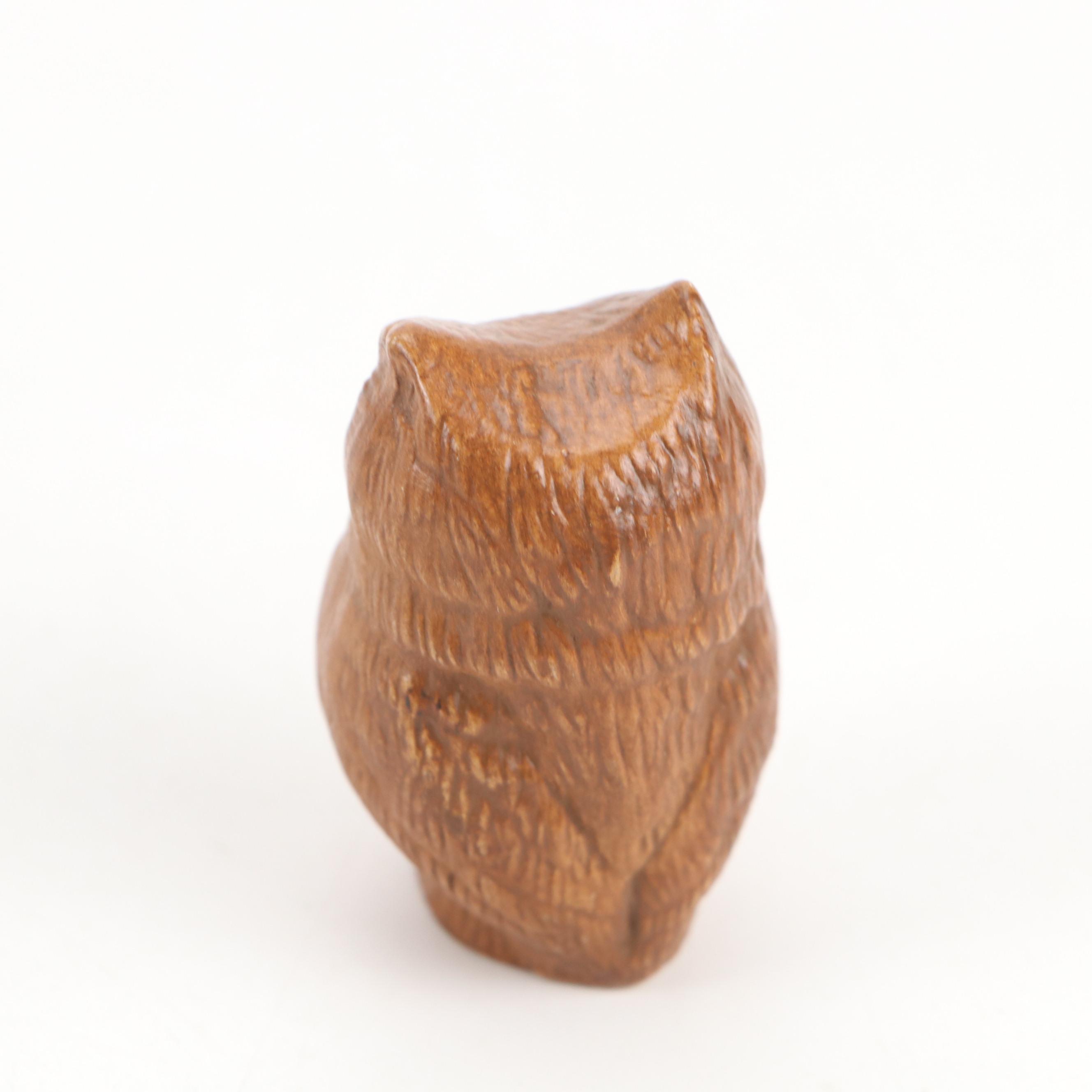 Towle Porcelain Music Box with Homco, Price and Other Owls