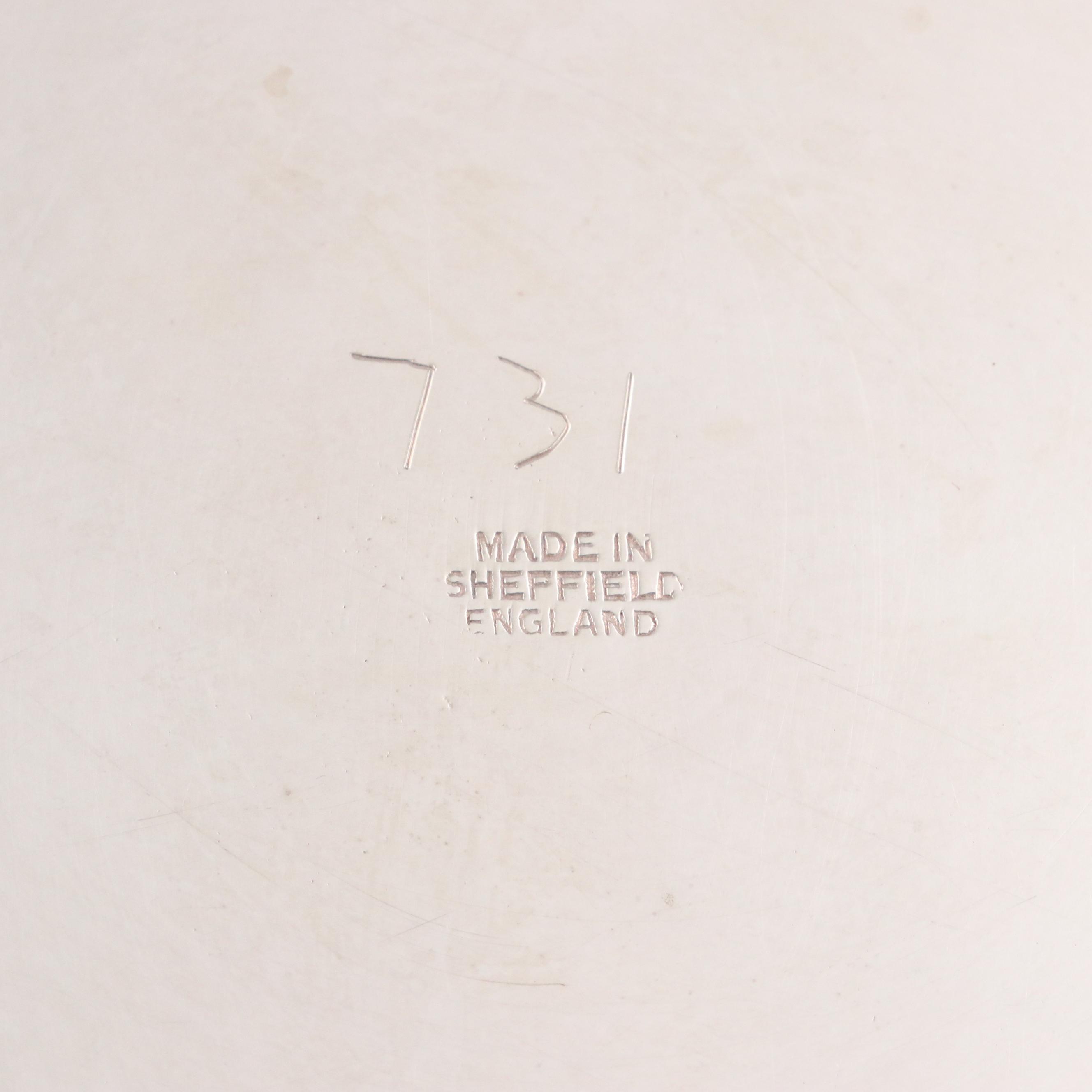 English Regency Style Silver Plate Champagne Bucket, 20th Century