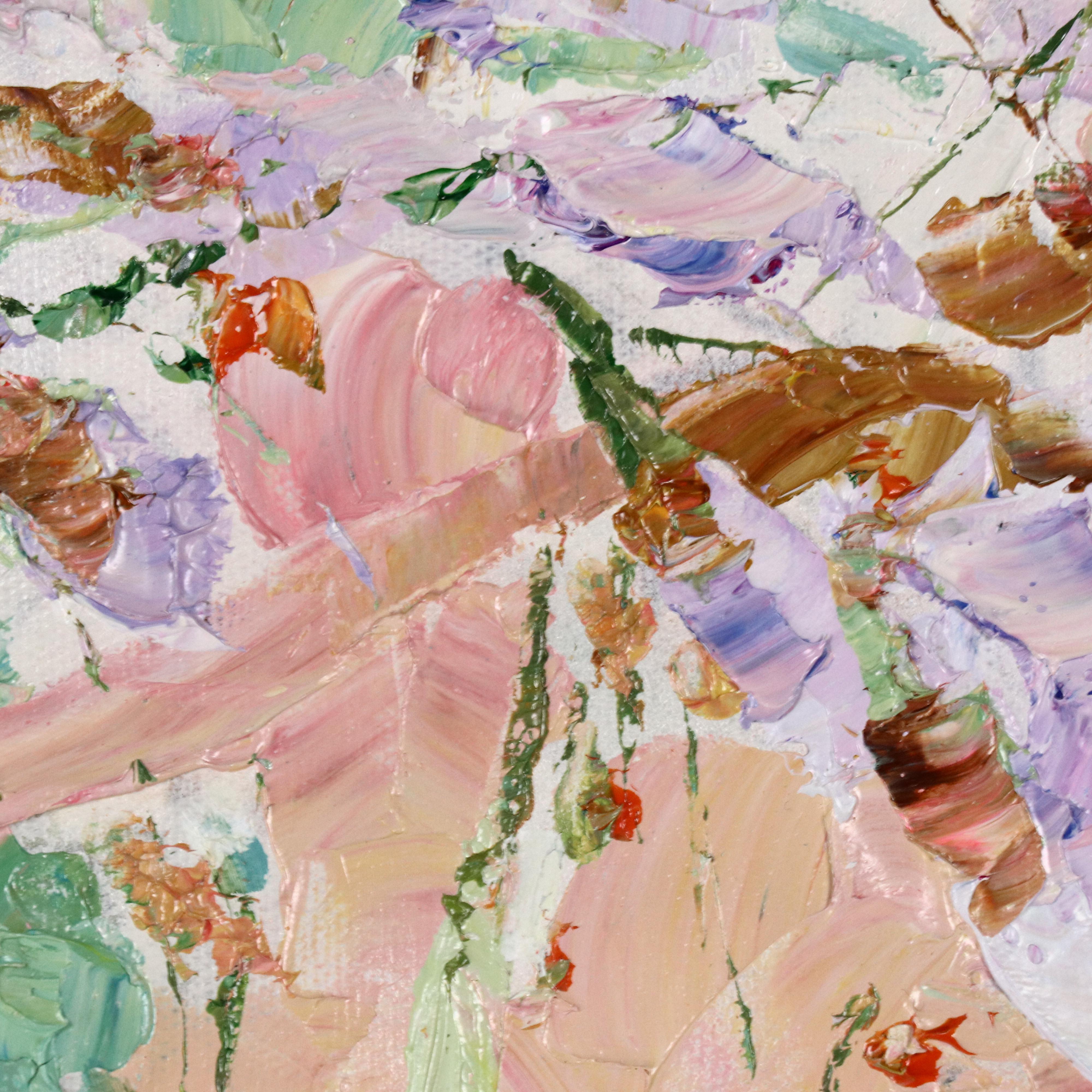 Ping Floral Oil Painting, 21st Century
