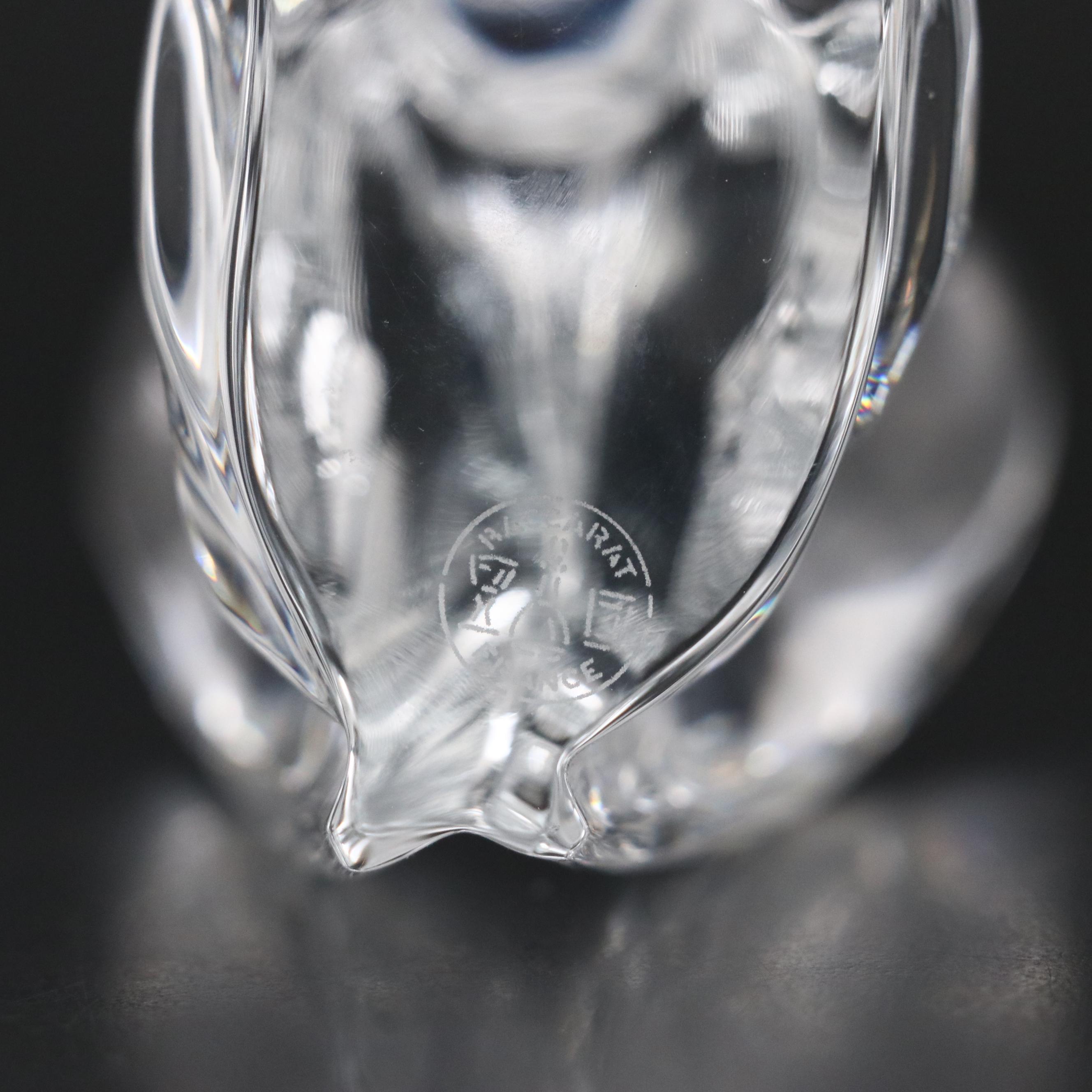 Baccarat Nativity "Kneeling Angel" Crystal Figurine