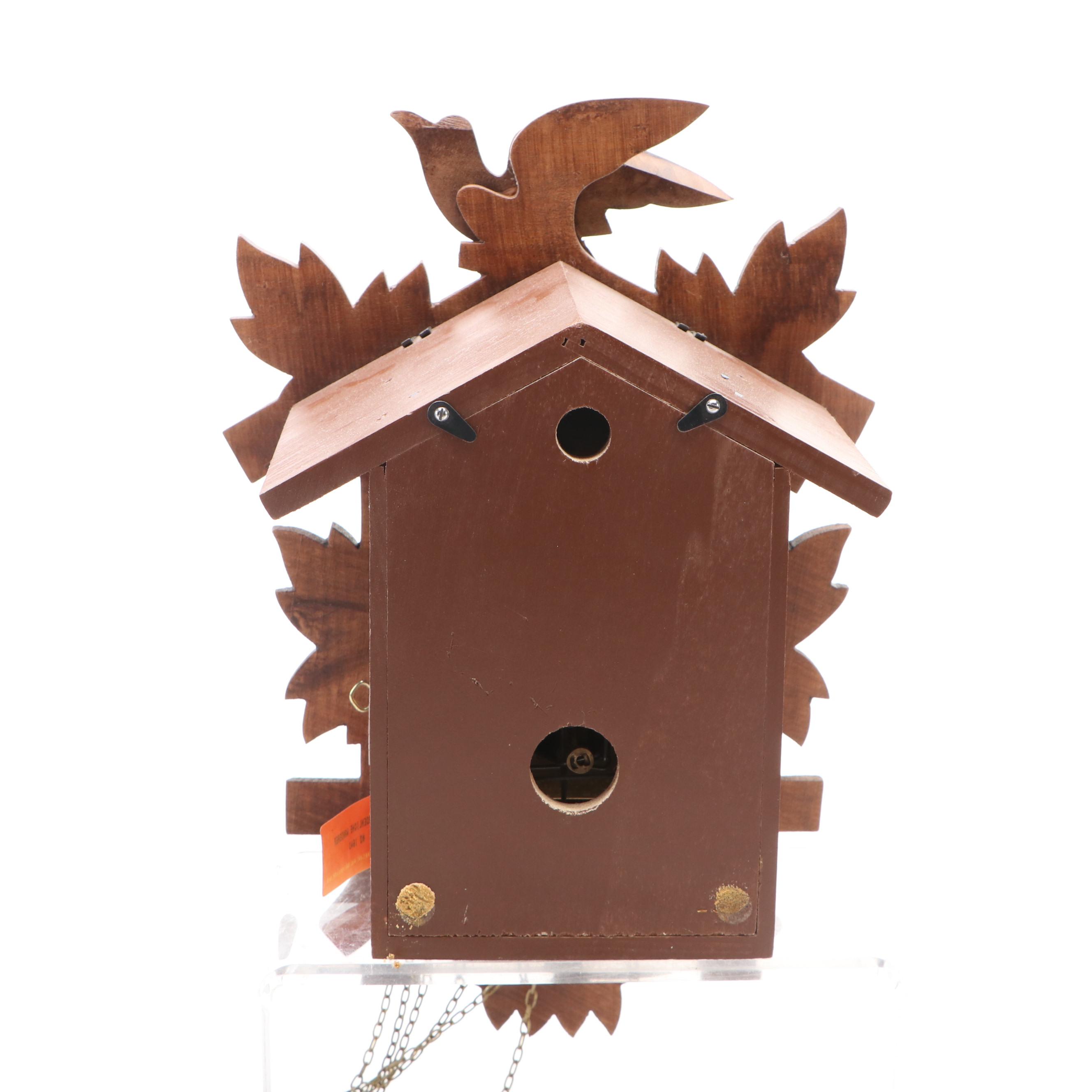 German Hubert Herr Black Forest Cuckoo Clock, Late 20th Century