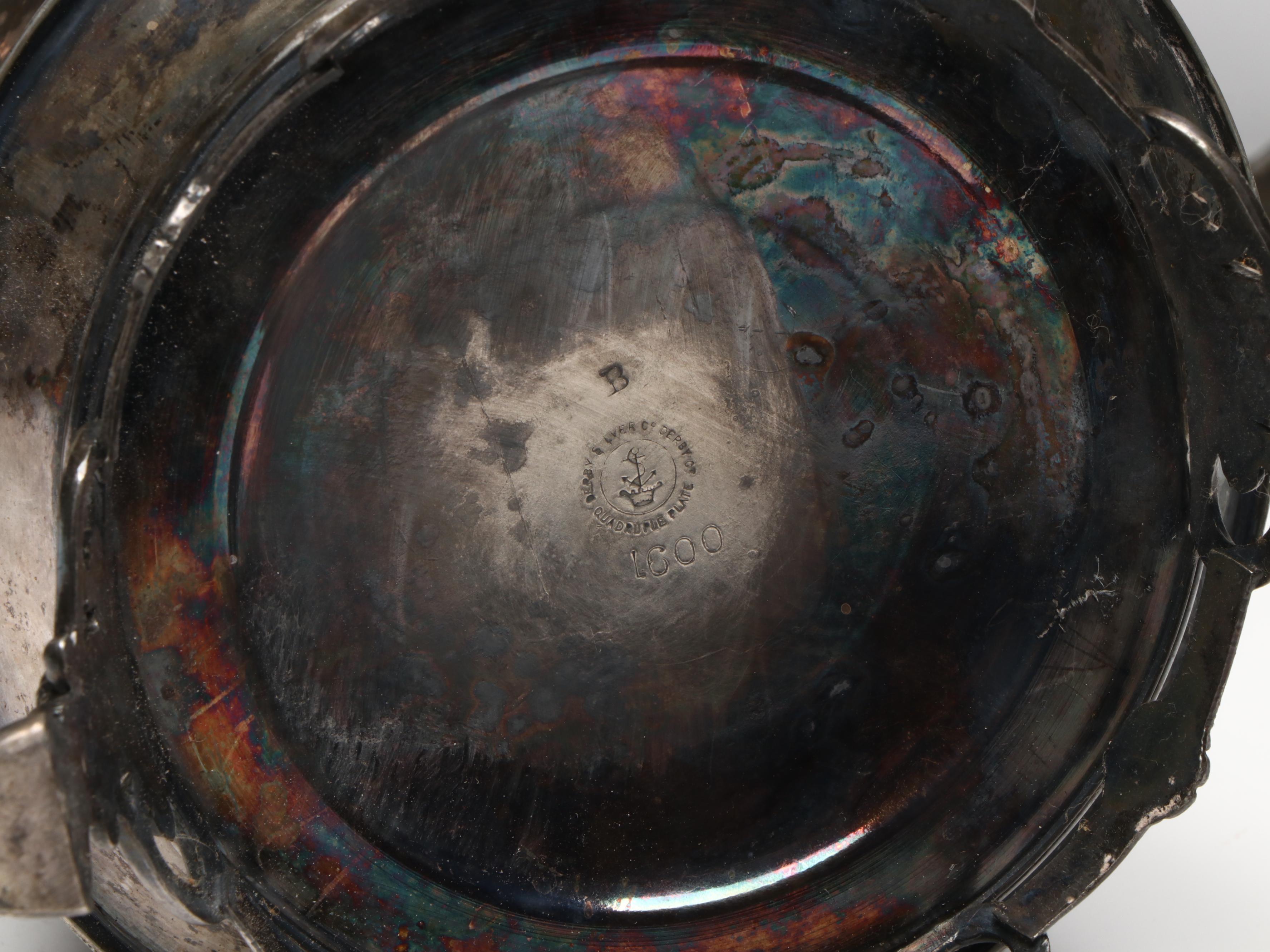 Towle Silver Plate Tilting Teapot with Other Tableware and Accessories