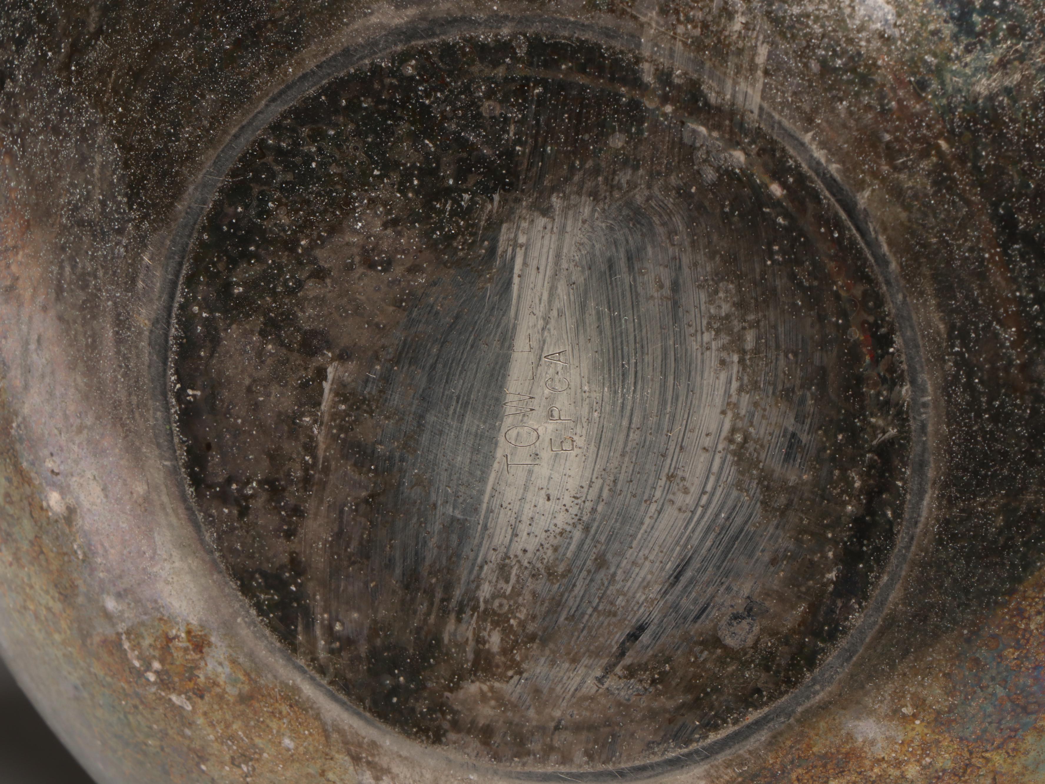 Towle Silver Plate Tilting Teapot with Other Tableware and Accessories