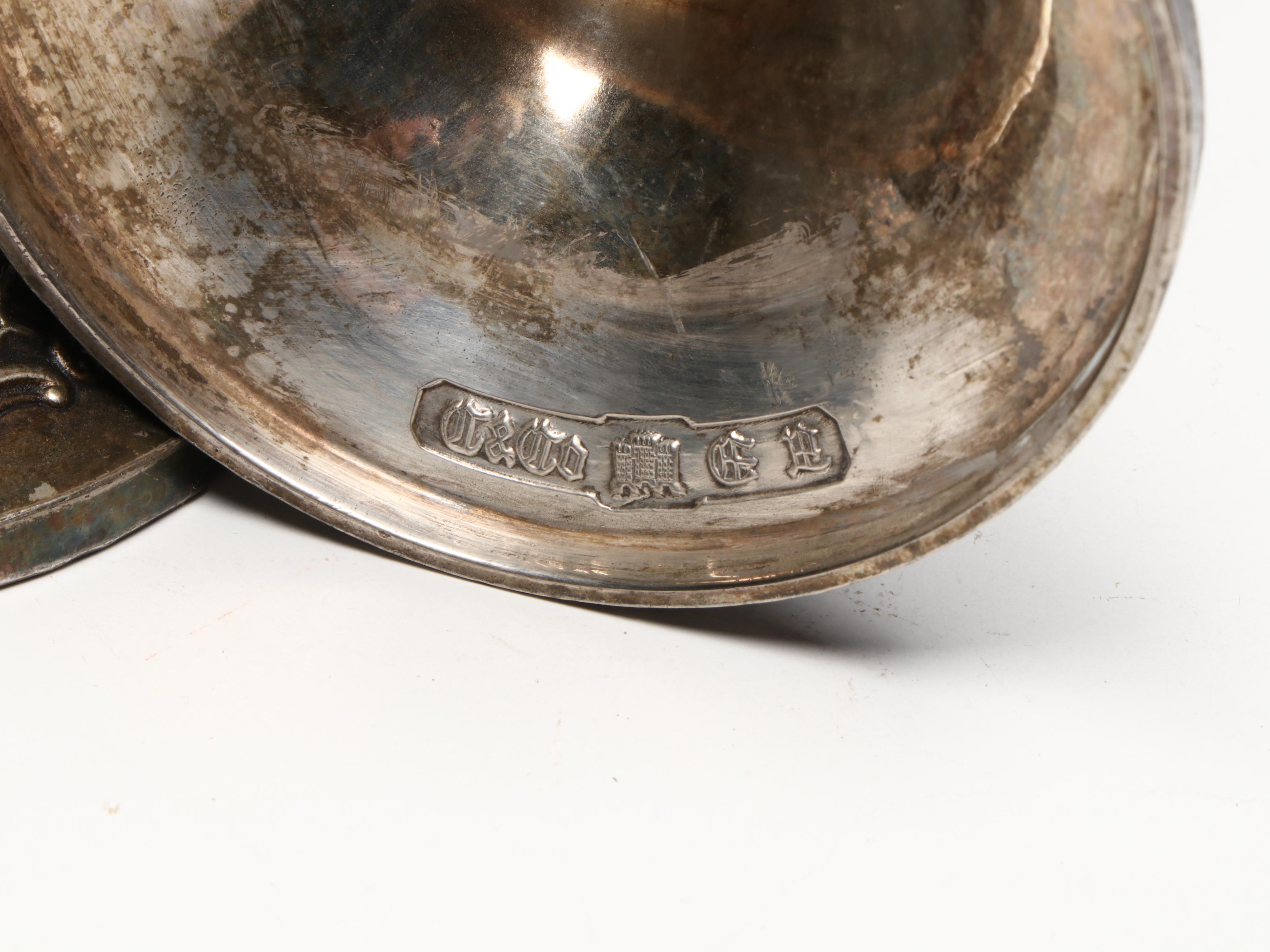 Towle Silver Plate Tilting Teapot with Other Tableware and Accessories