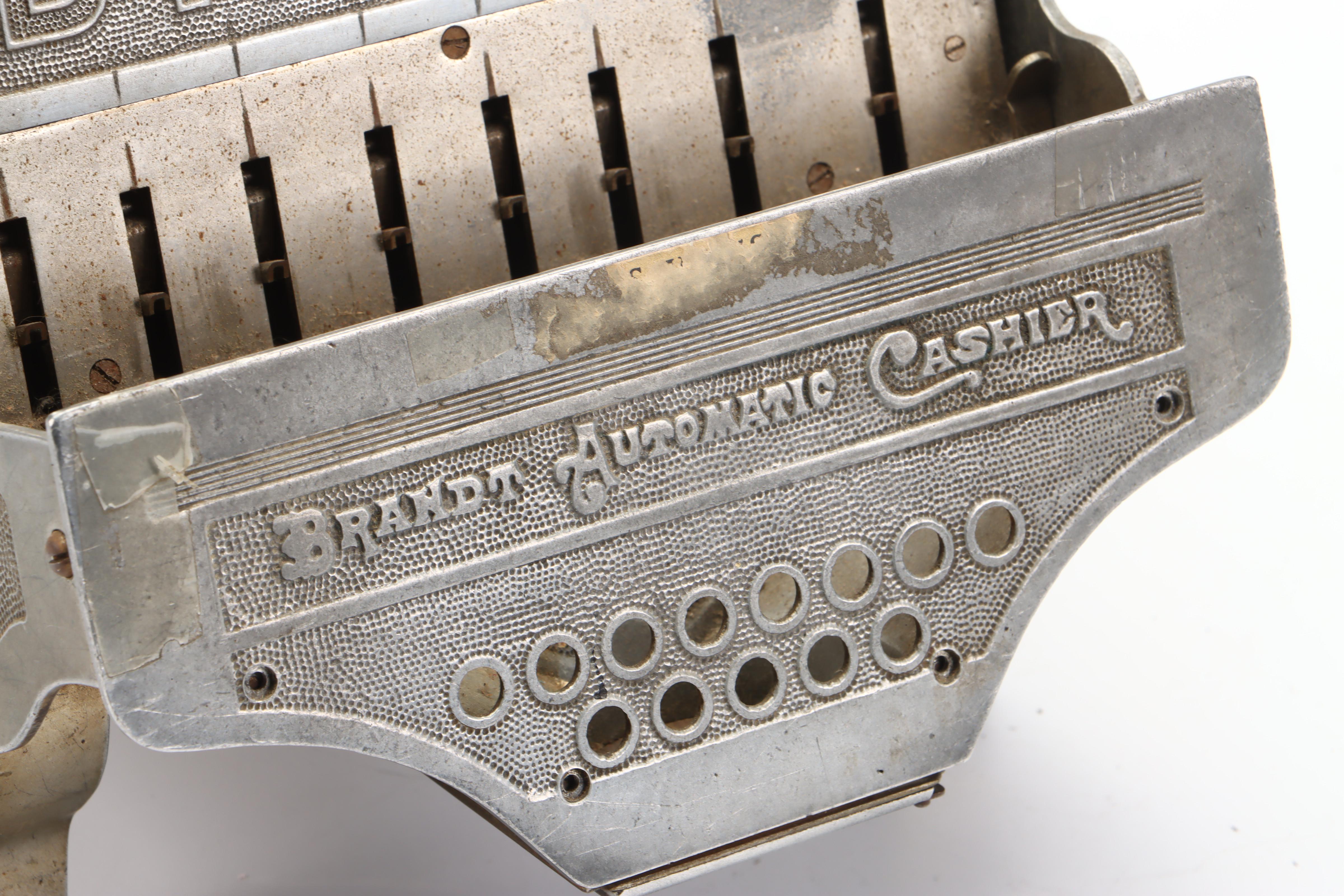 Brandt Automatic Cashier Cash Register, Early 20th Century