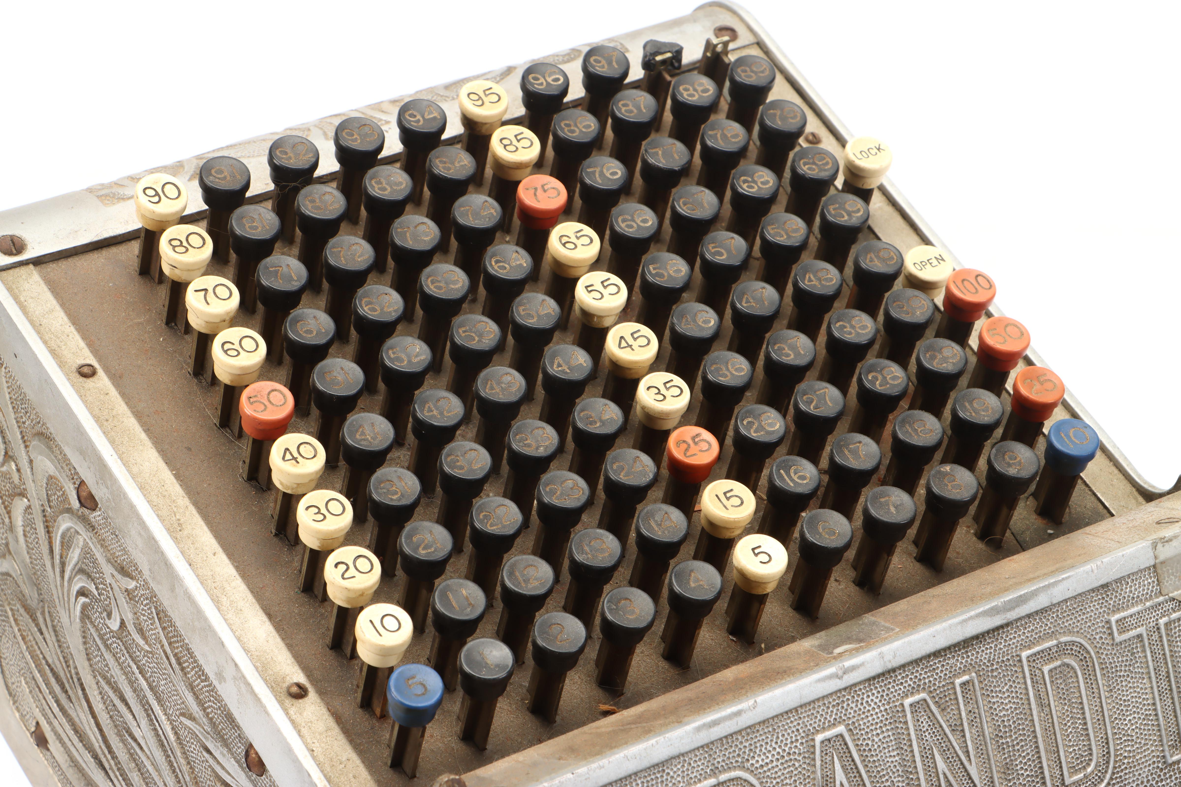 Brandt Automatic Cashier Cash Register, Early 20th Century