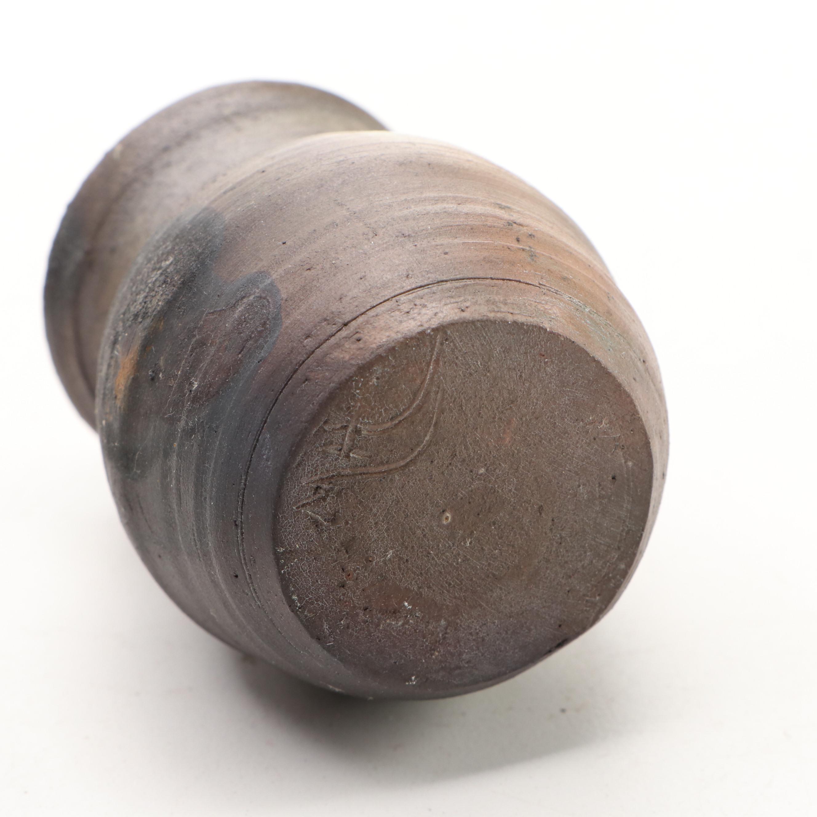 Carved Shorebirds, Seashell Collection with Earthenware Art Pottery Plate, Vase