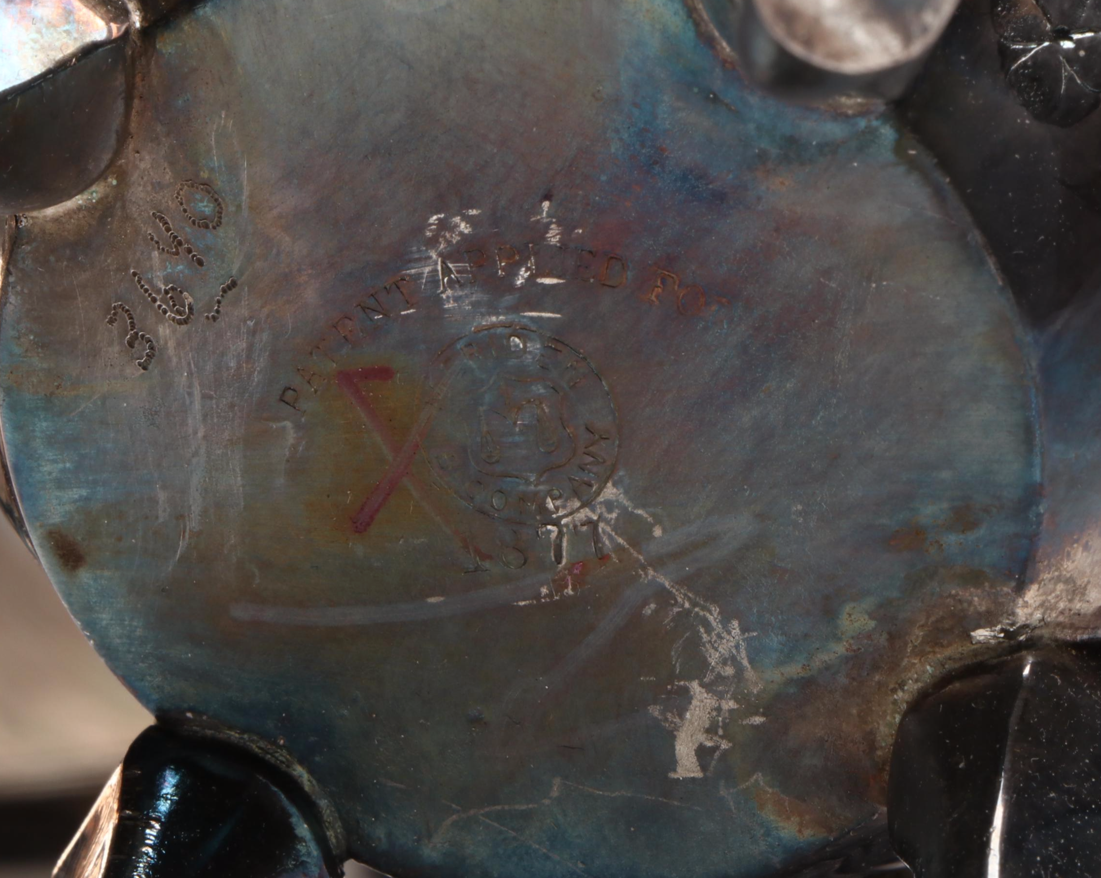 Meriden Company Teapot with Other Silver Plate Tableware