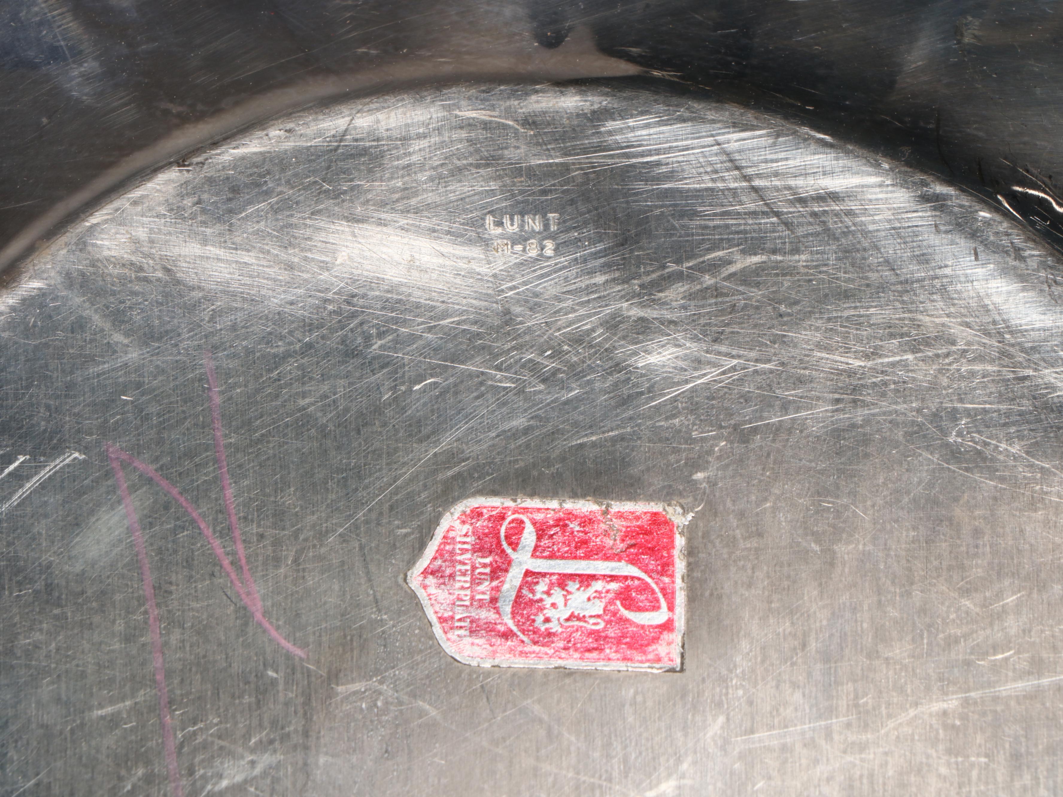 Meriden Company Teapot with Other Silver Plate Tableware