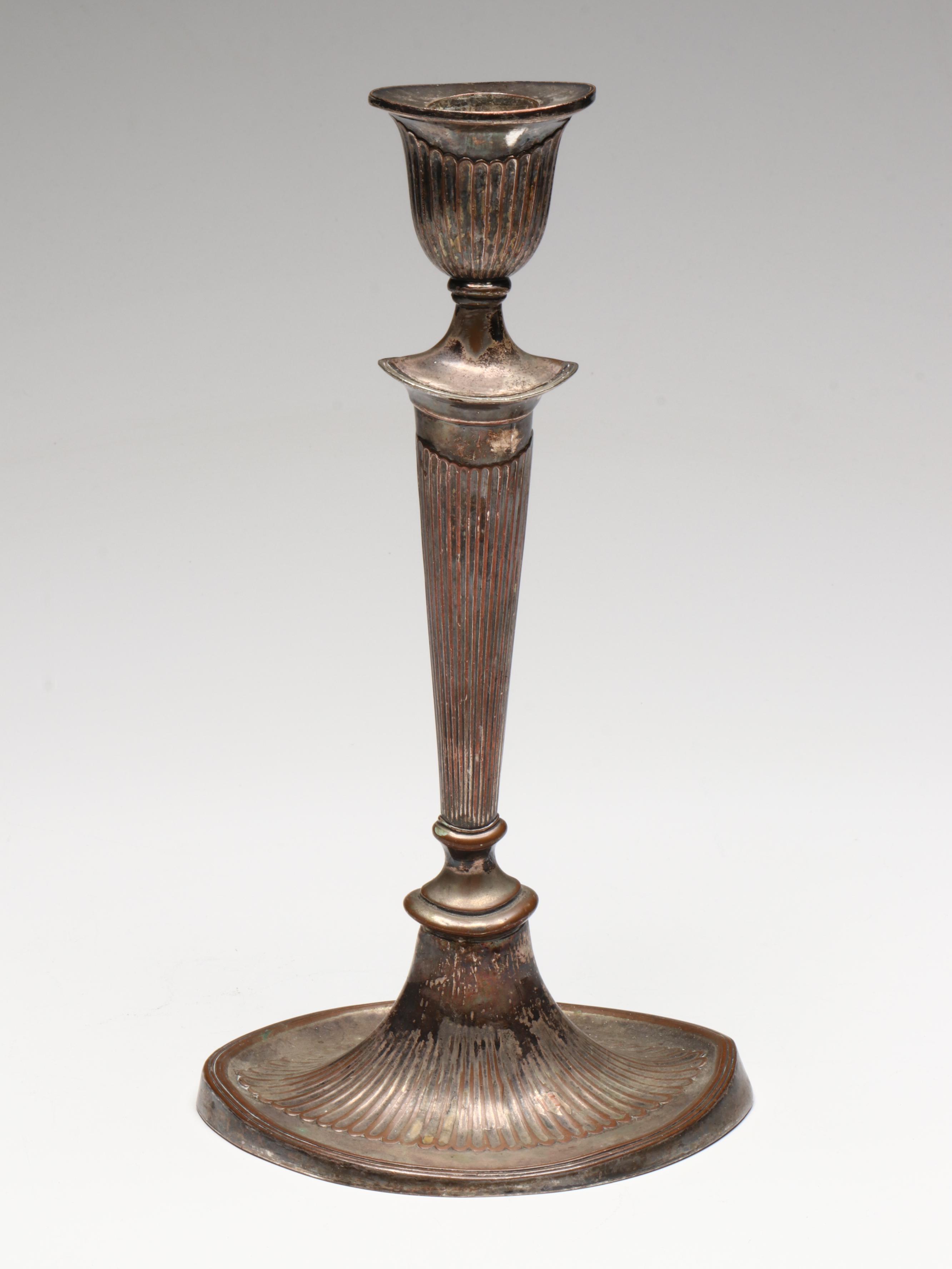 Meriden Company Teapot with Other Silver Plate Tableware