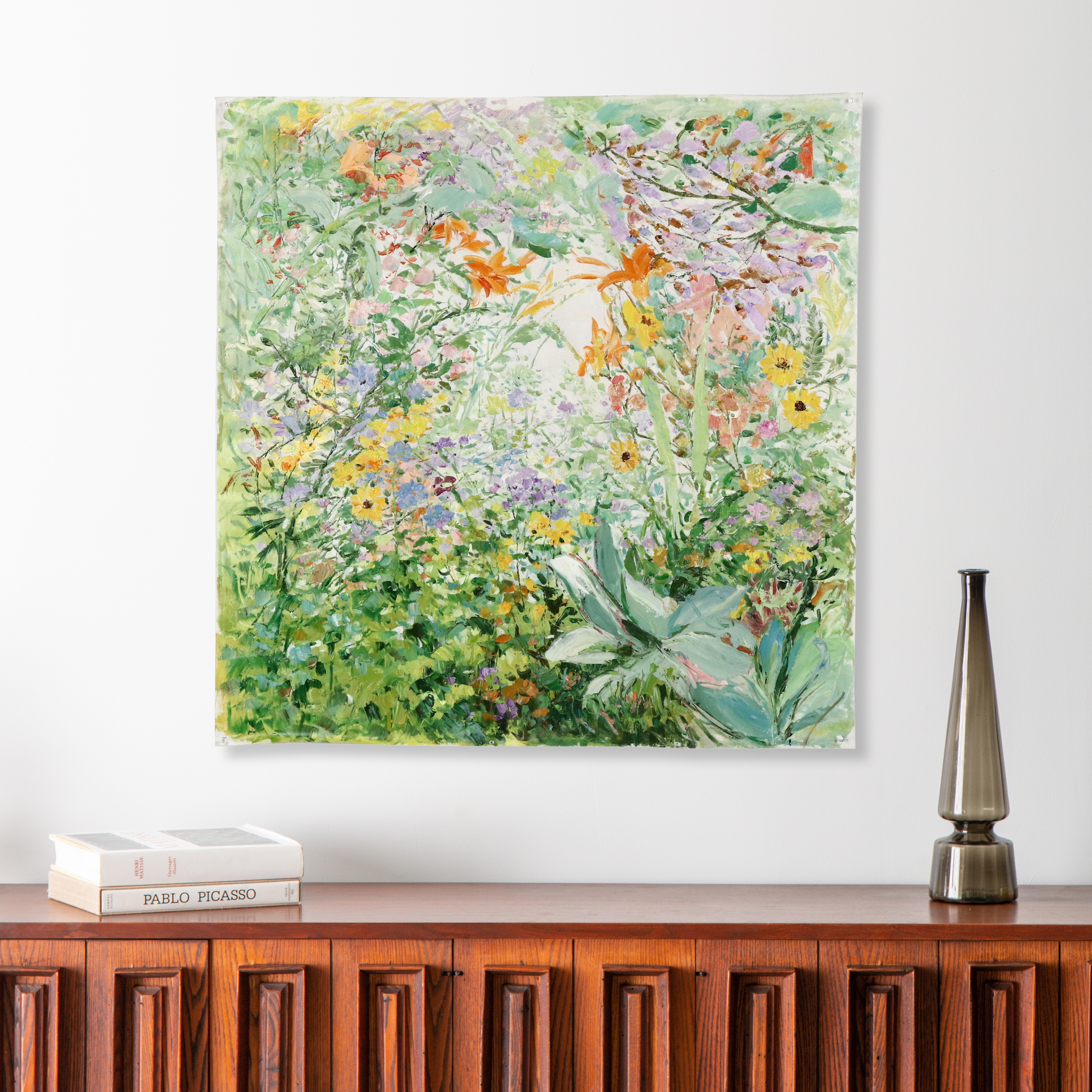 Ping Floral Oil Painting, 21st Century