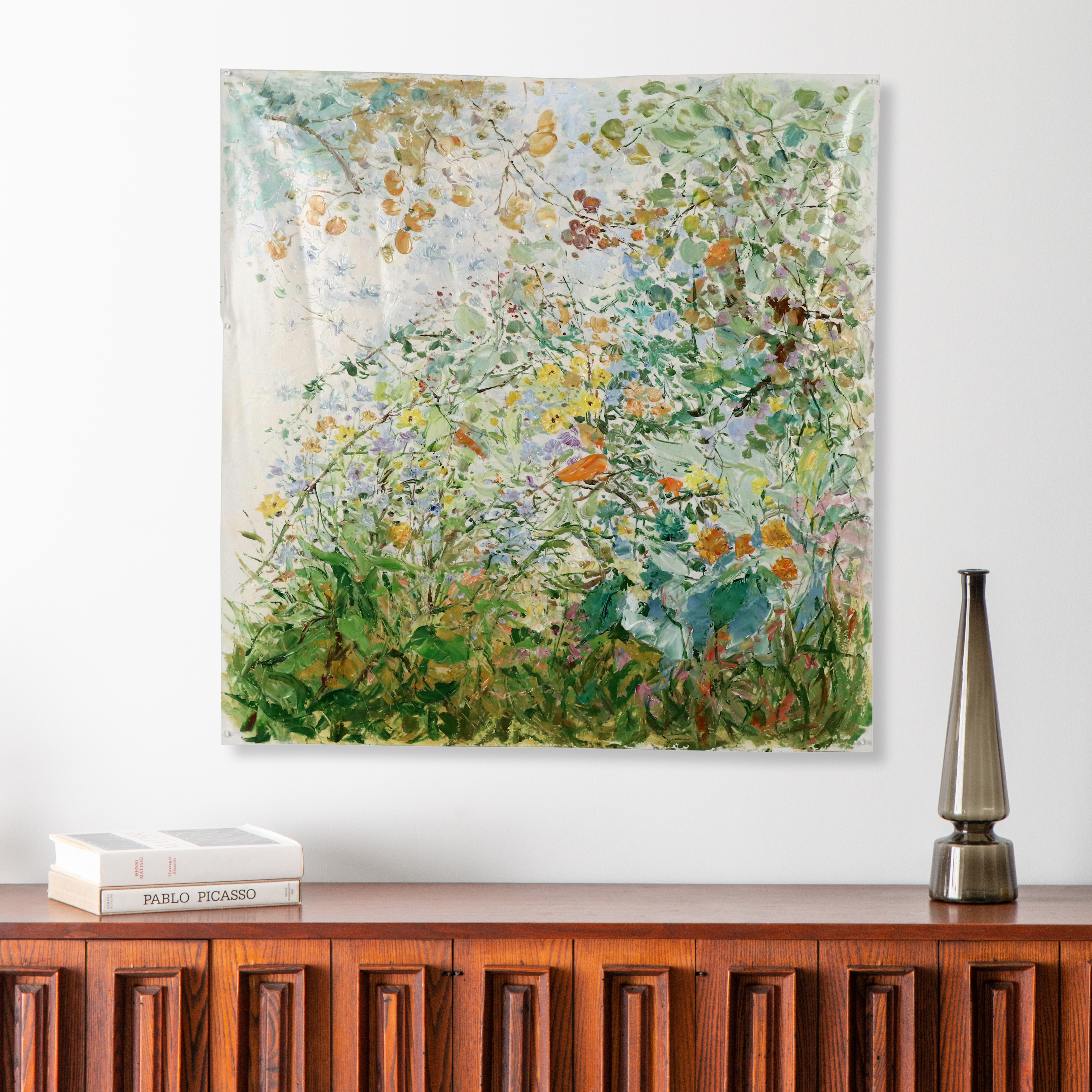 Ping Floral Oil Painting, 21st Century