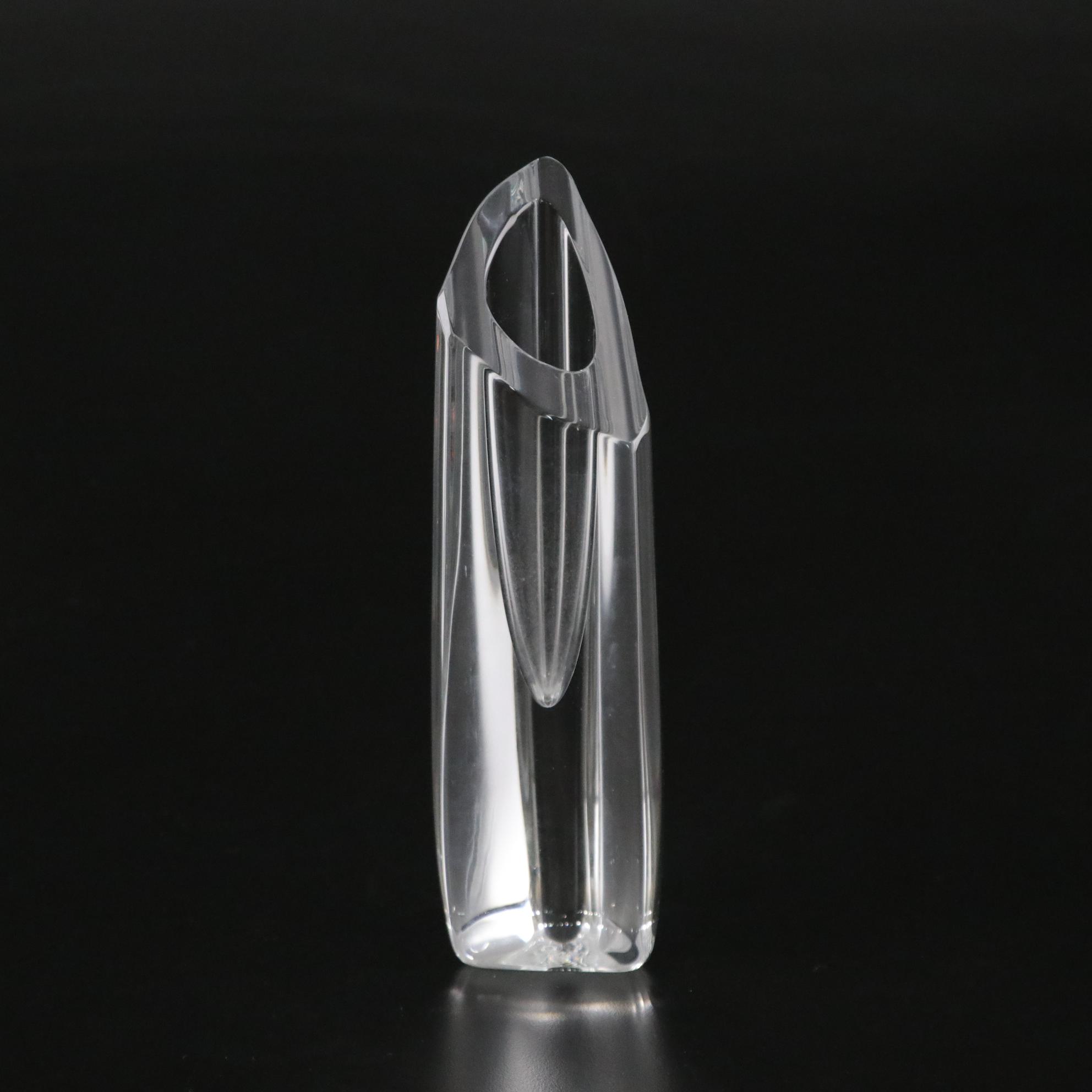 Baccarat Crystal "Rose" Bud Vase