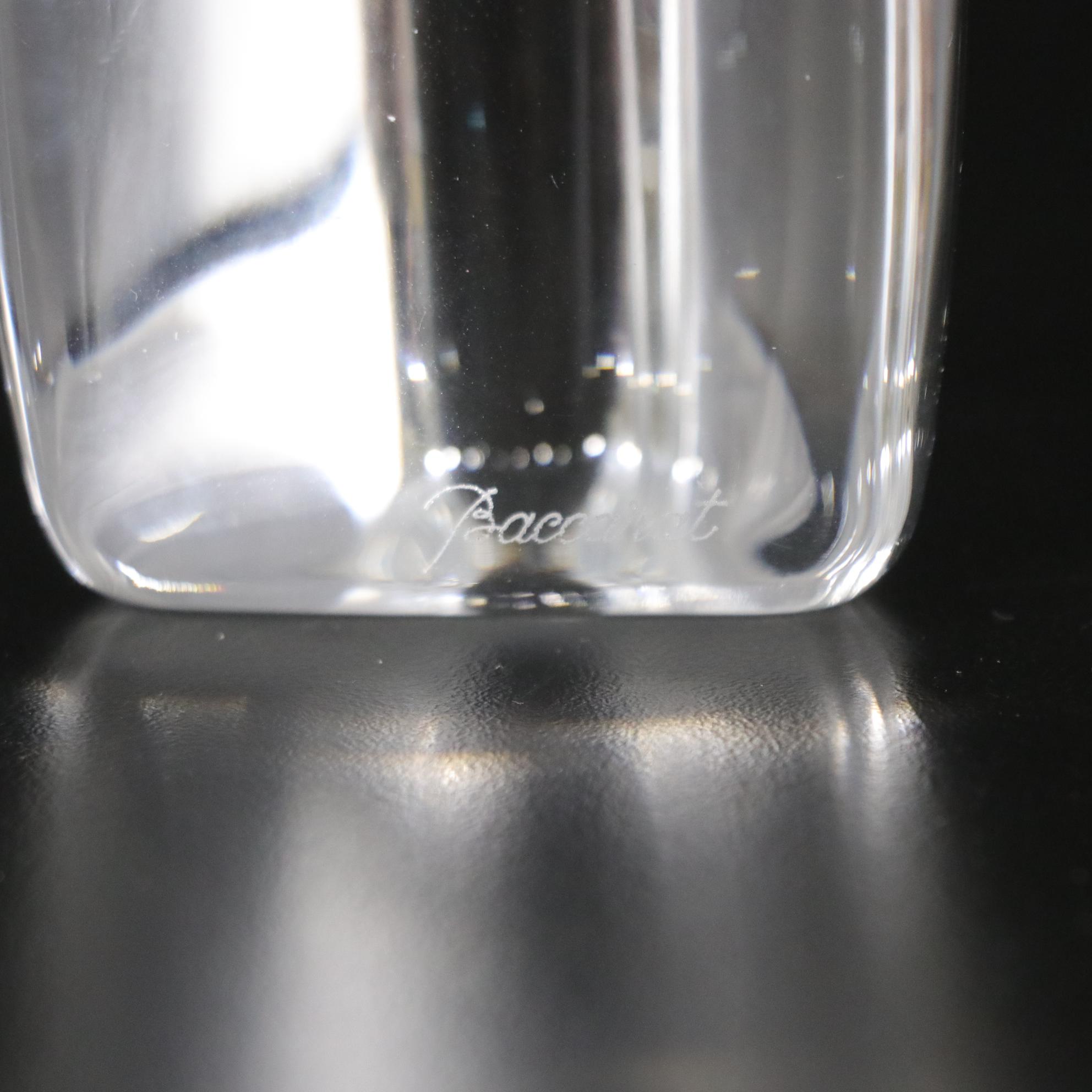 Baccarat Crystal "Rose" Bud Vase