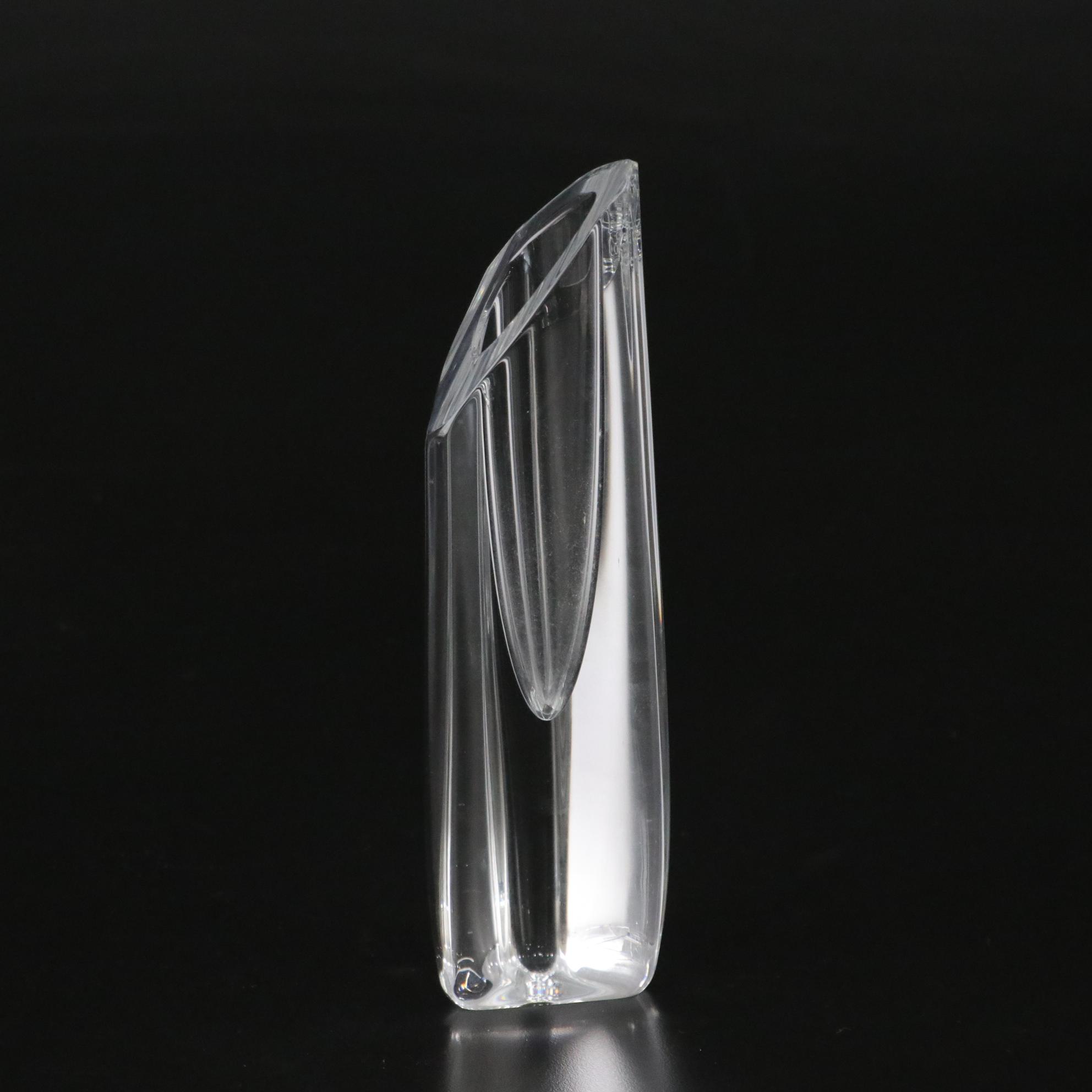 Baccarat Crystal "Rose" Bud Vase