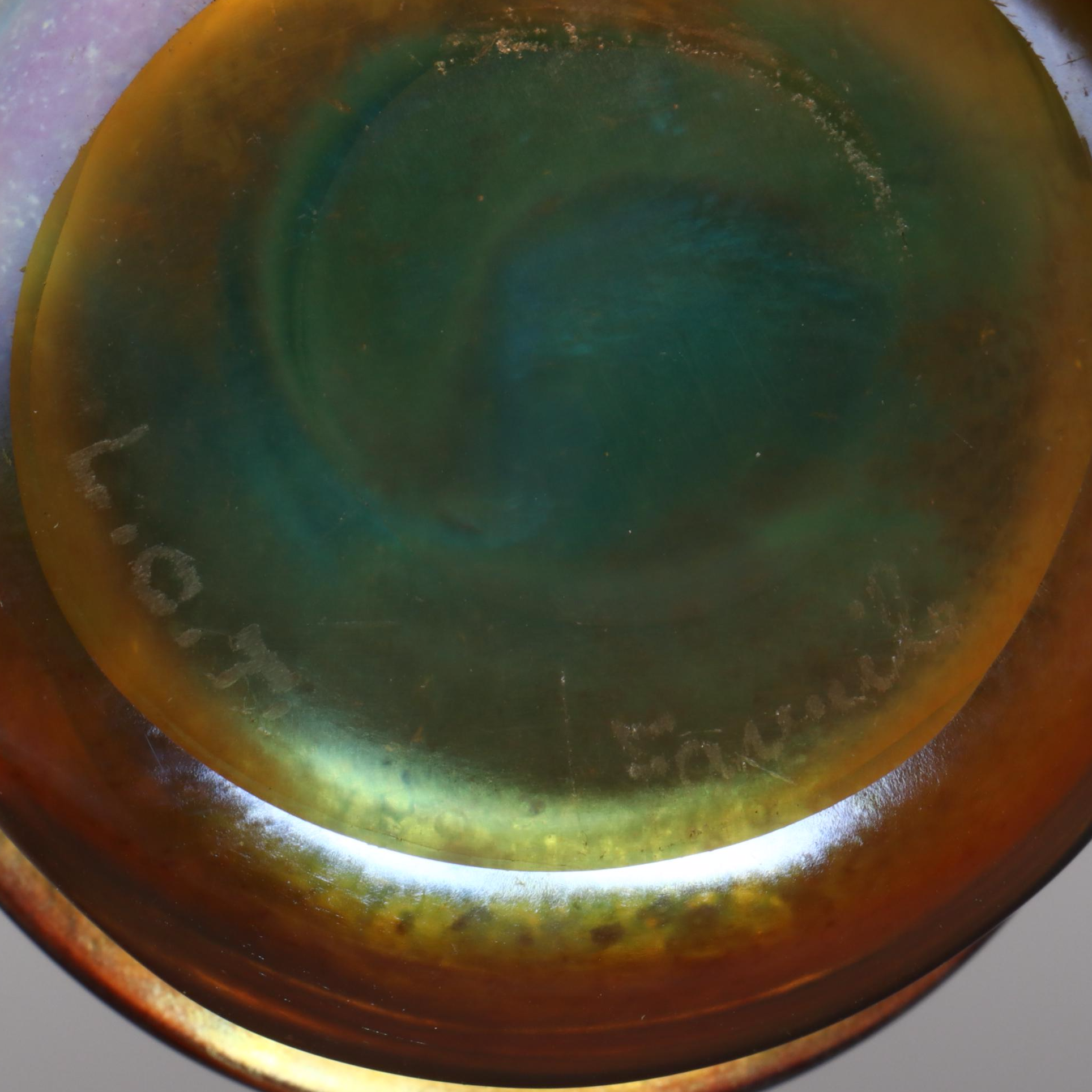 Louis Comfort Tiffany Favrile Art Glass Bowls