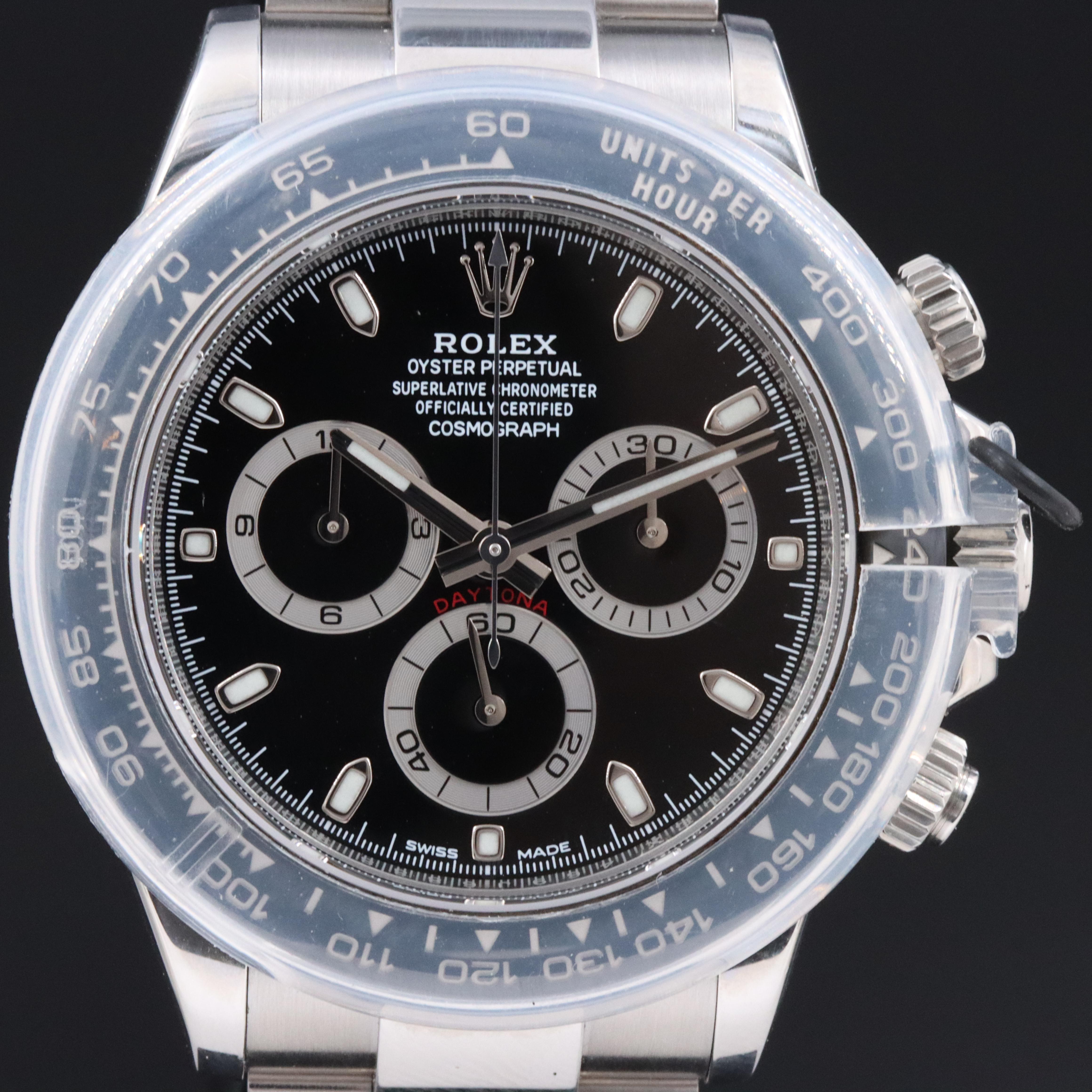 Rolex Daytona Chronograph Cosmograph Stainless Steel Watch