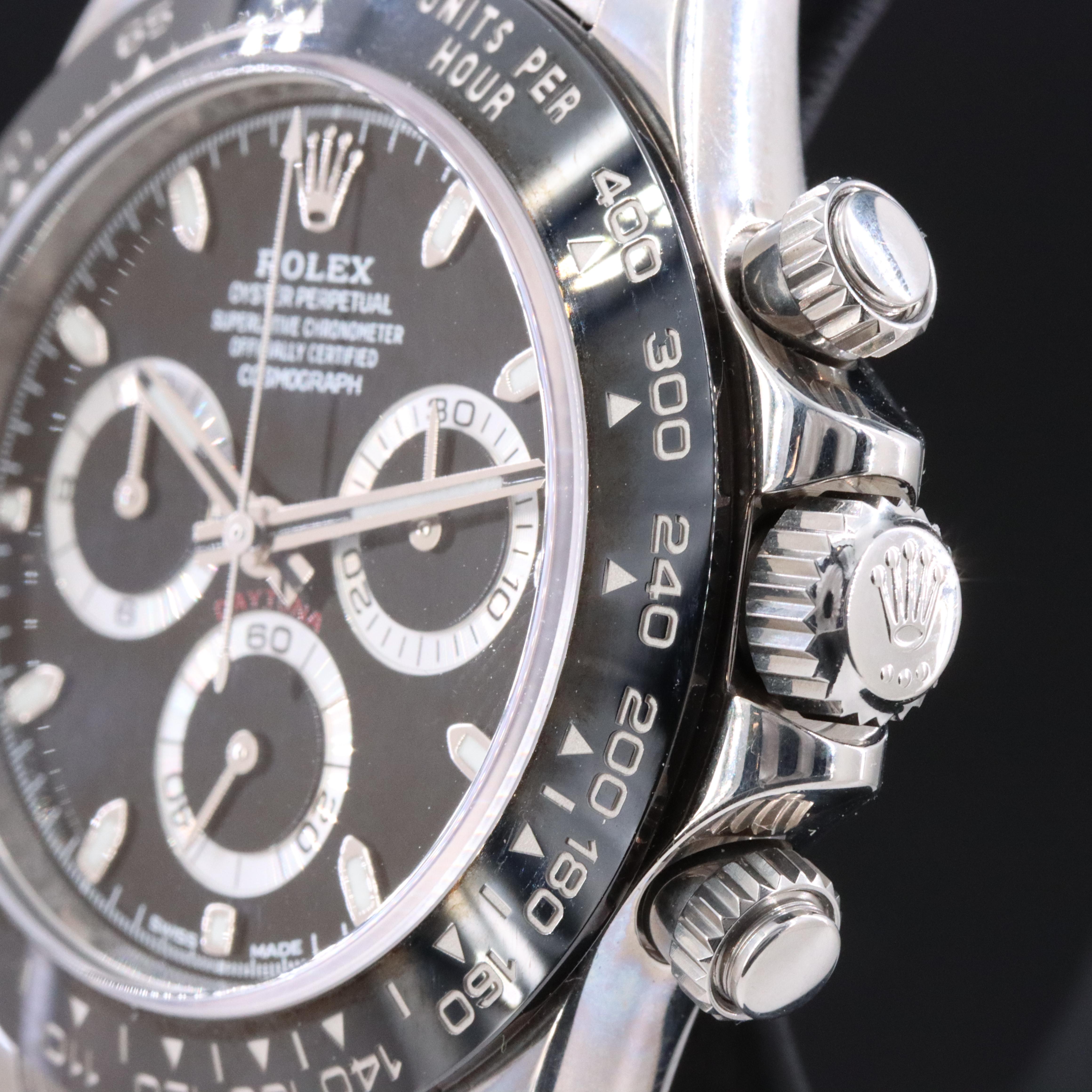 Rolex Daytona Chronograph Cosmograph Stainless Steel Watch