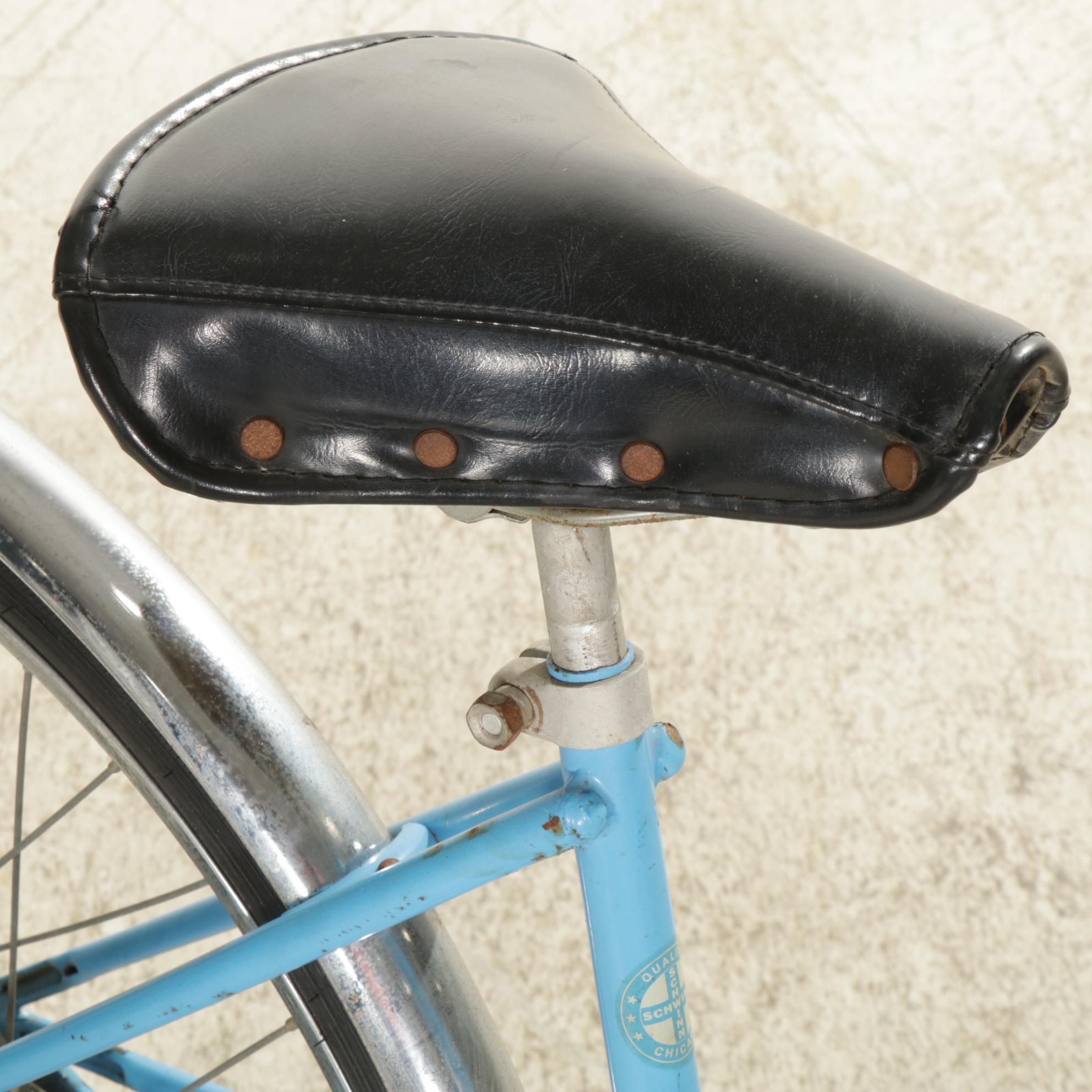 Schwinn "De Luxe Twinn" Tandem 5-Speed Cruiser Bicycle in Blue