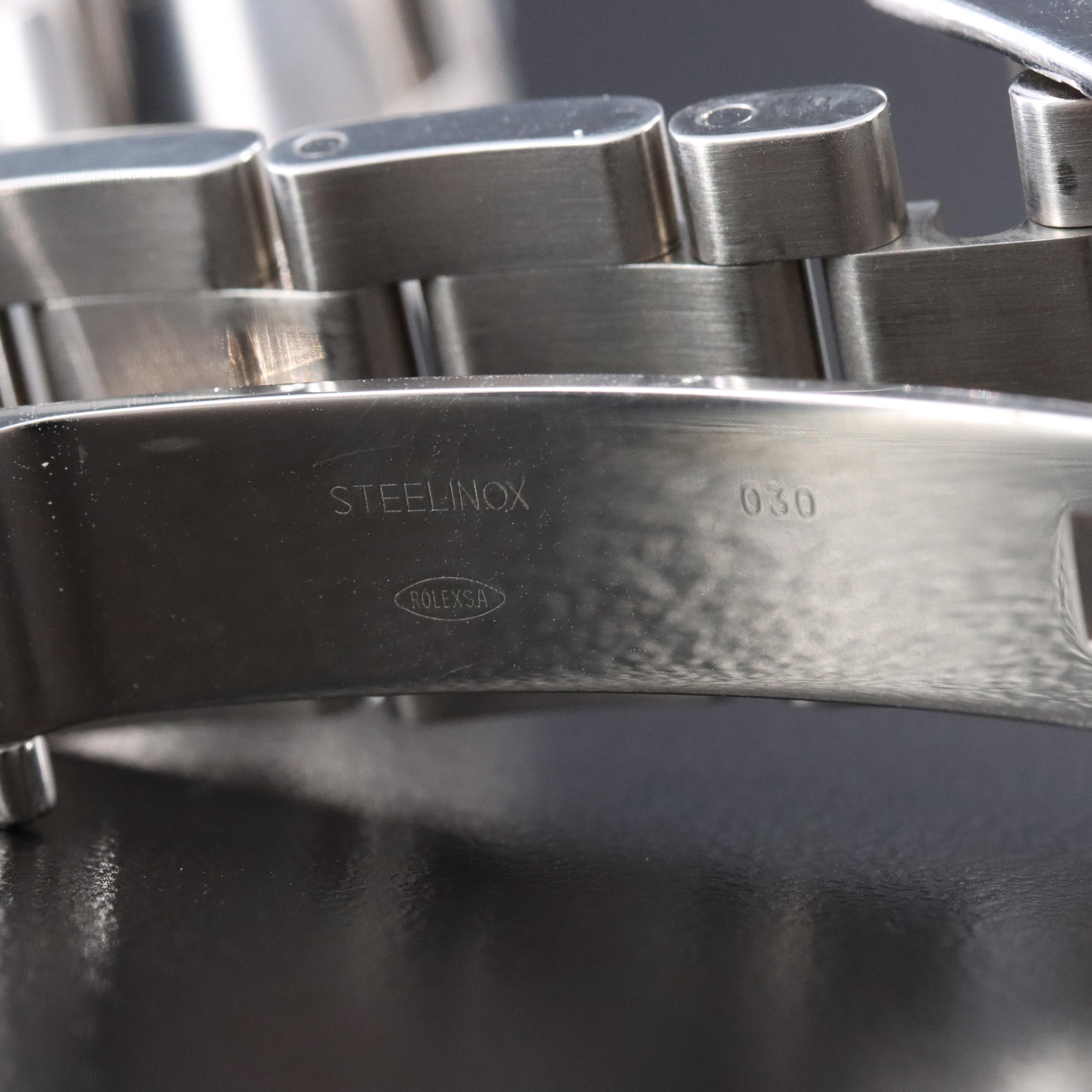 Rolex Daytona Chronograph Cosmograph Stainless Steel Watch