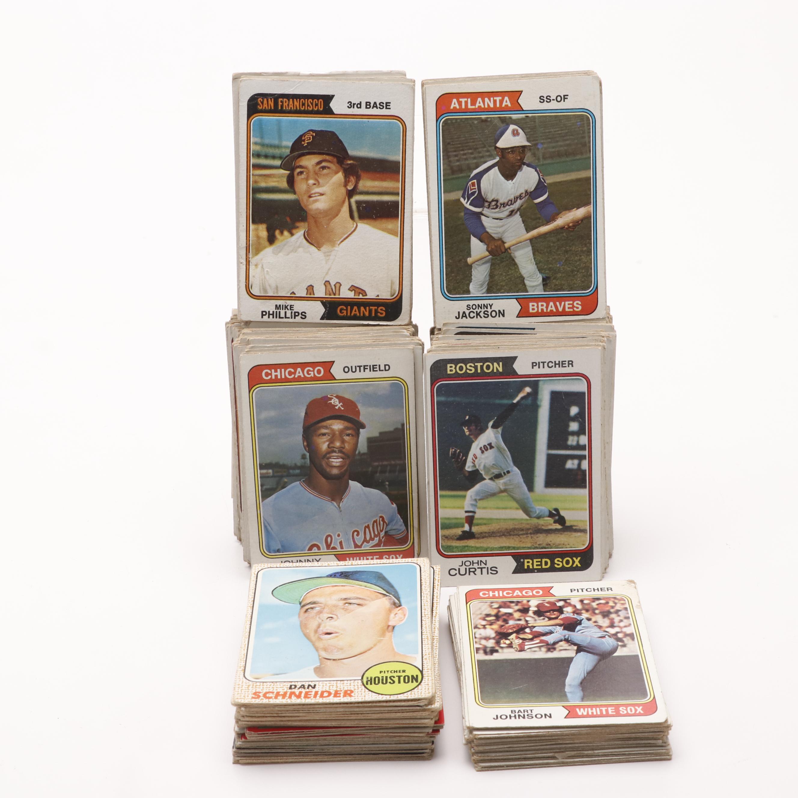 Large Group of Topps Baseball Cards, 1957 to 1980, and More