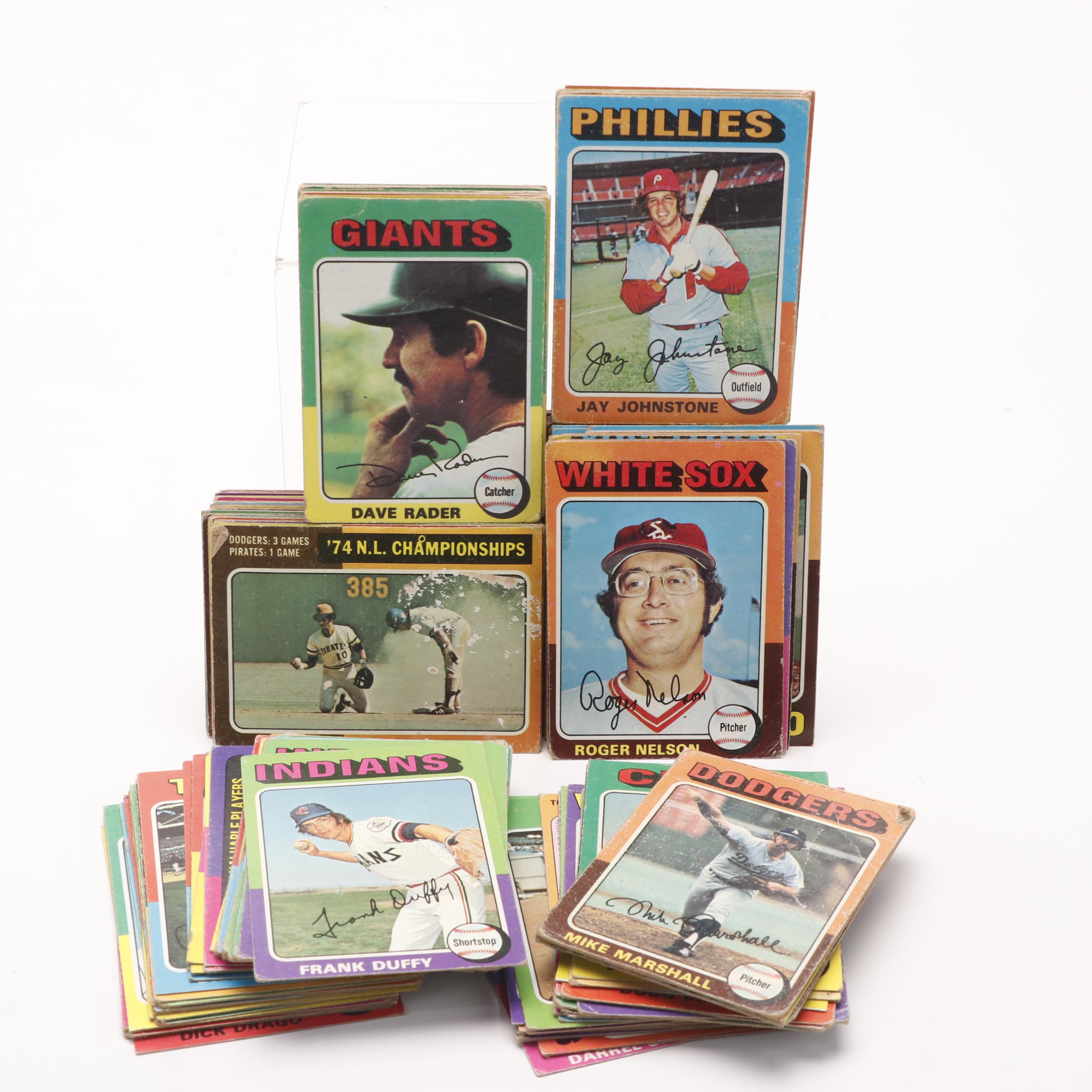 Large Group of Topps Baseball Cards, 1957 to 1980, and More