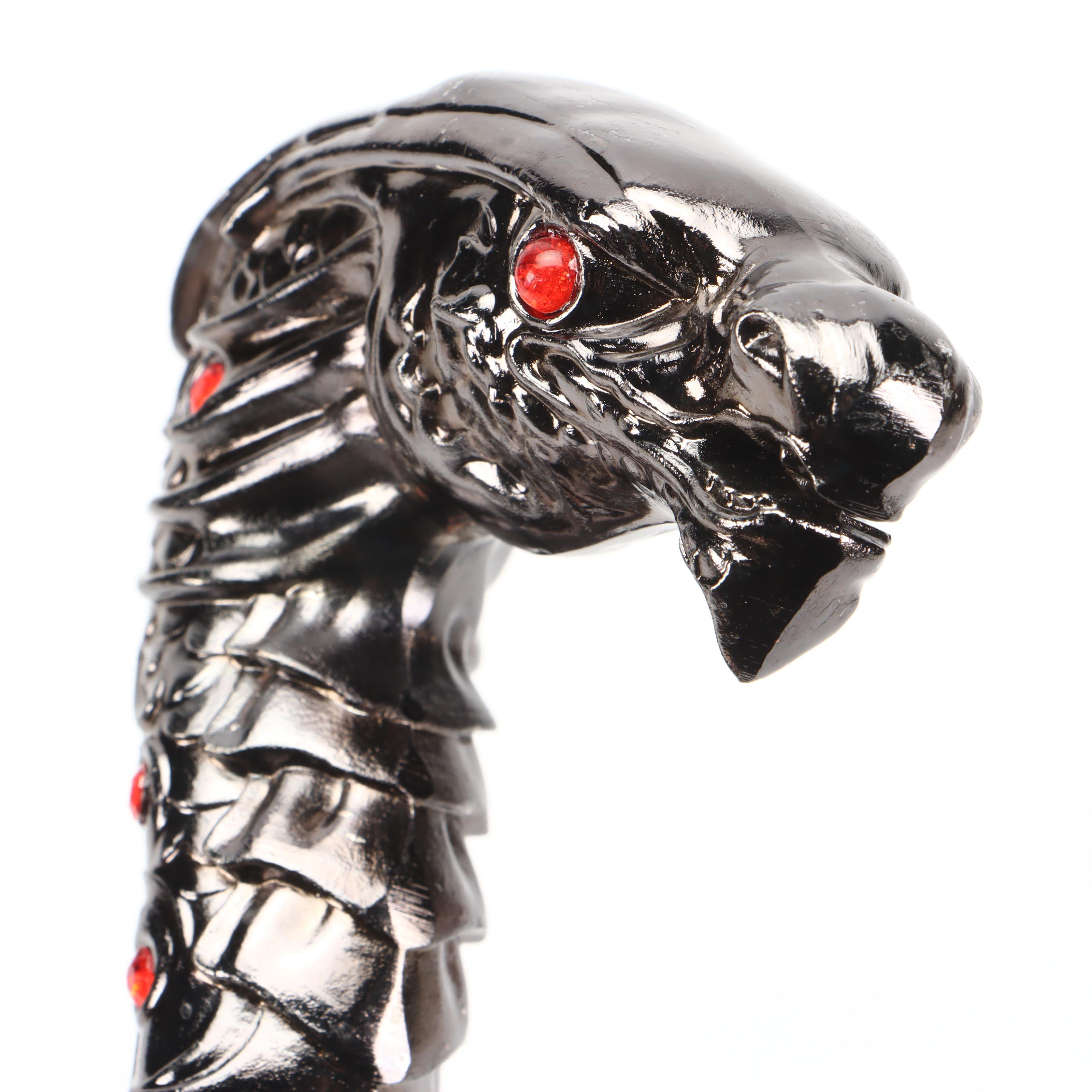 Hooded Dragon Head Head Handled Sword Cane