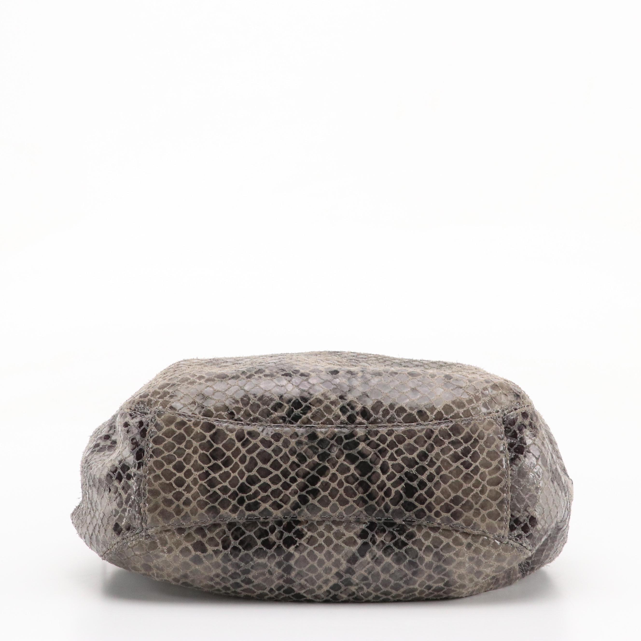 Michael Kors Quilted Magenta Leather Selma Satchel and Fulton Python Hobo Bag