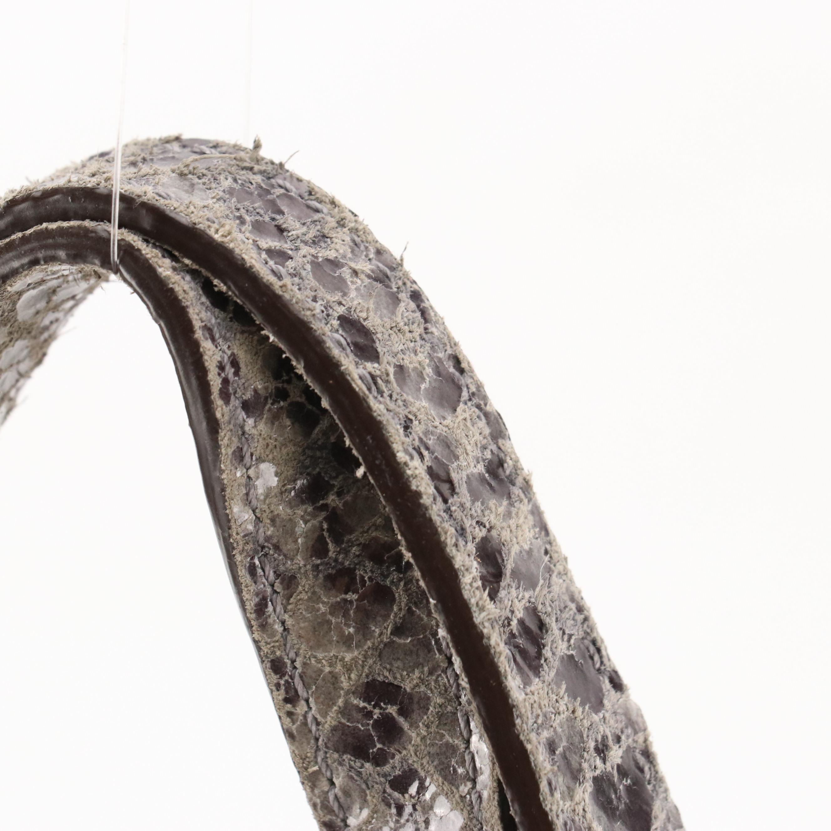 Michael Kors Quilted Magenta Leather Selma Satchel and Fulton Python Hobo Bag