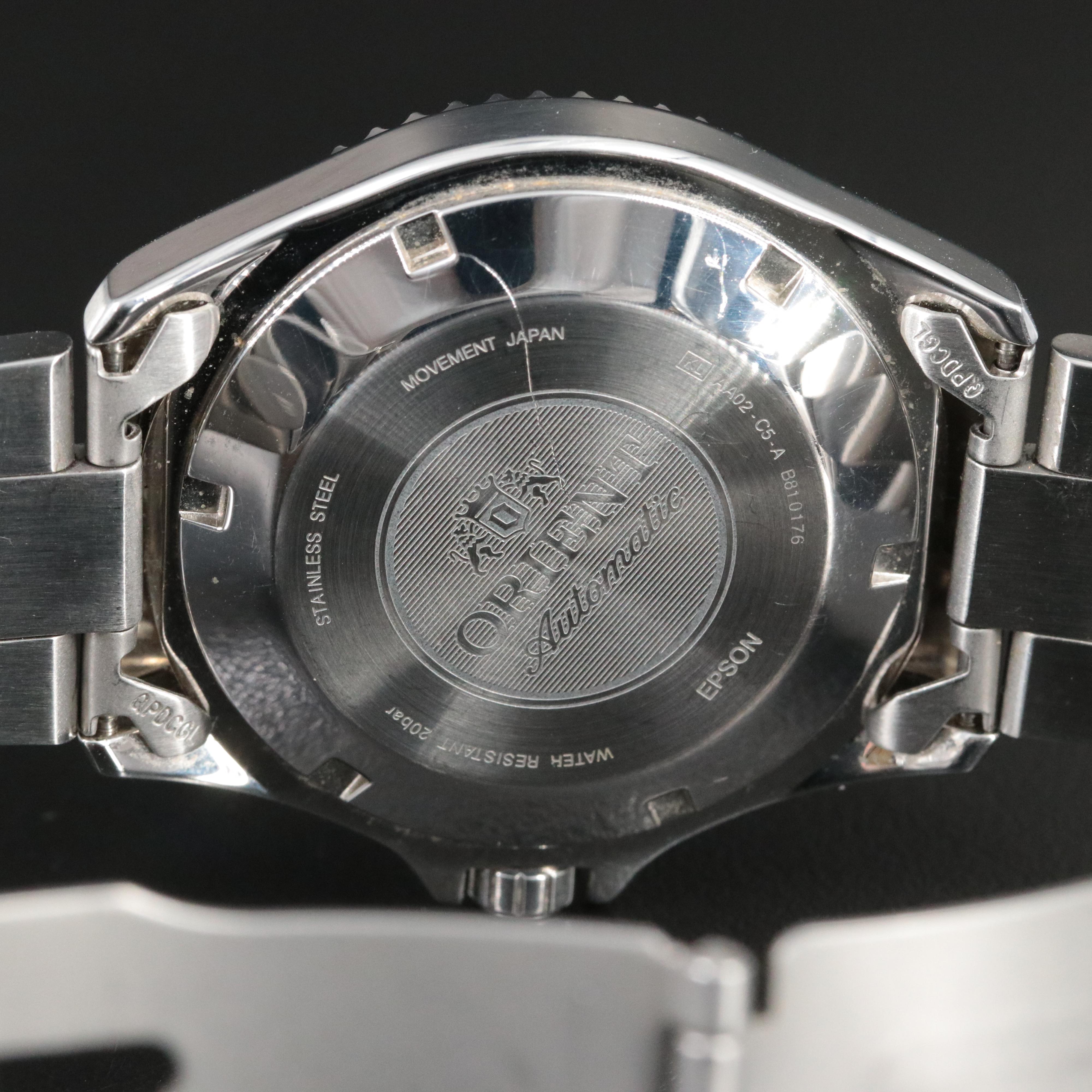 Orient Diver Marko II Blue Pepsi Steel 41mm Automatic Watch