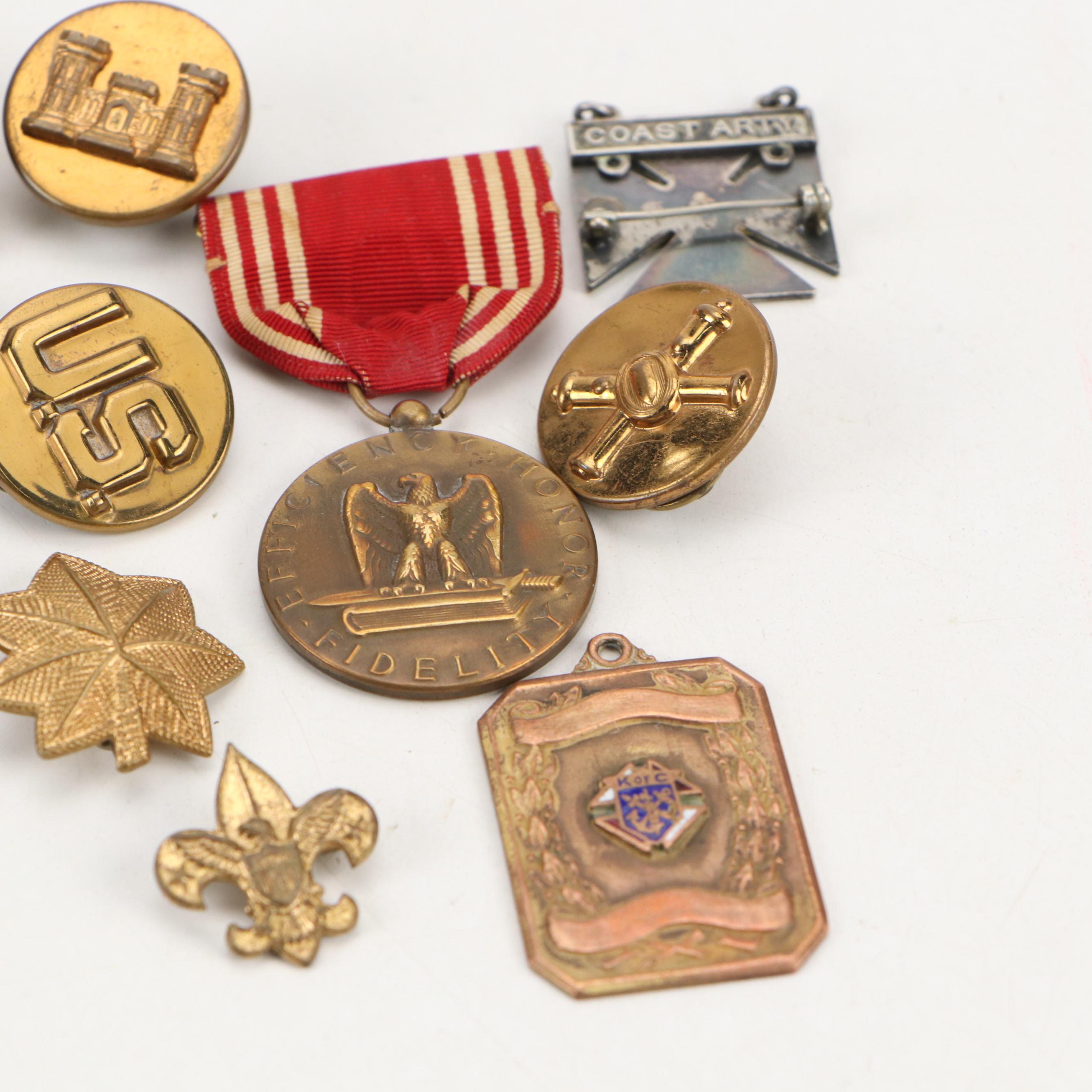 World War I, World War II with Other Medals, Pins and More, Early to Mid-20th C.