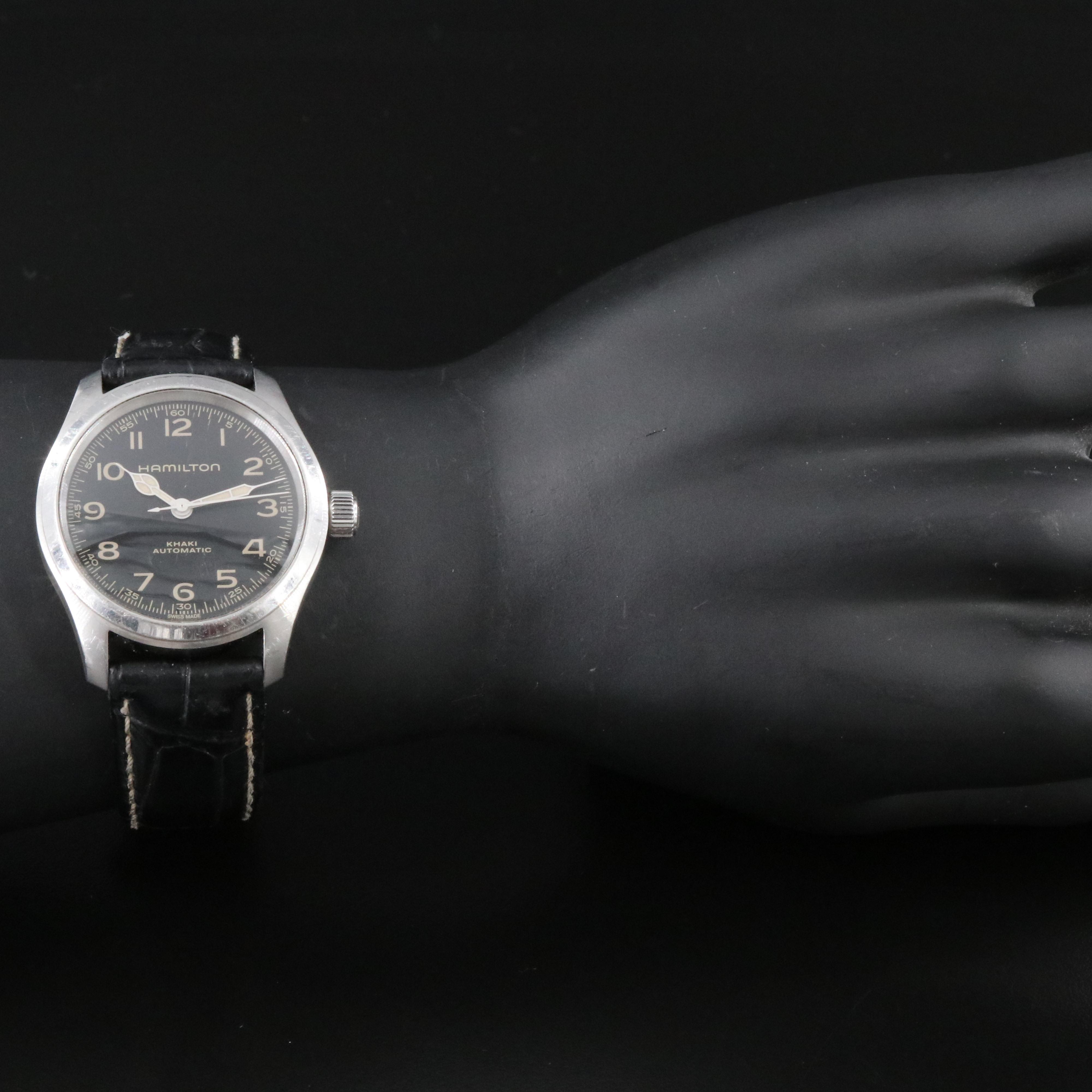 Hamilton Khaki Field Murph Black Dial 38mm Steel Automatic Watch H704050