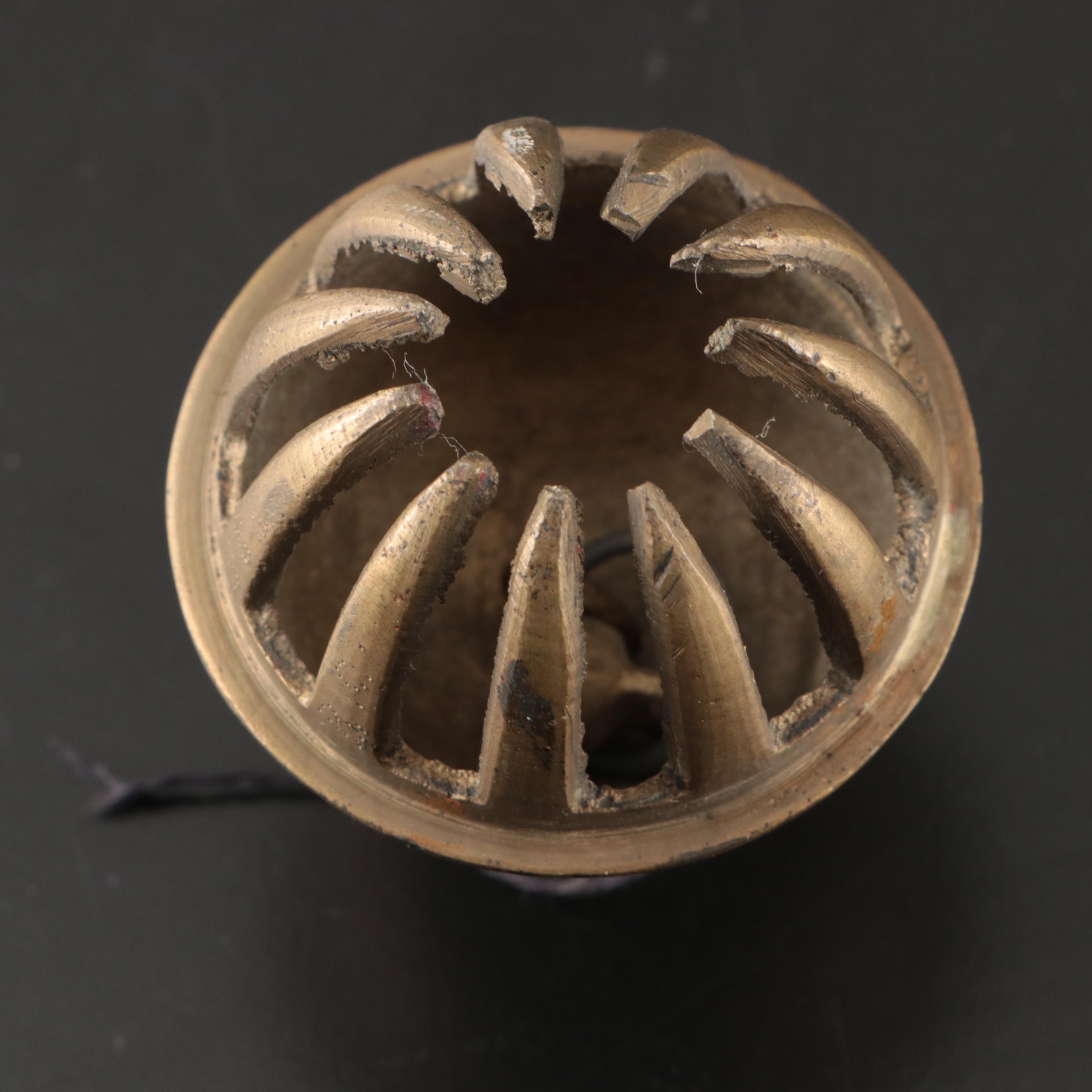 Metal Bells, Brass Turkish Coffee Pot, and Metal Budapest Decorative Plate