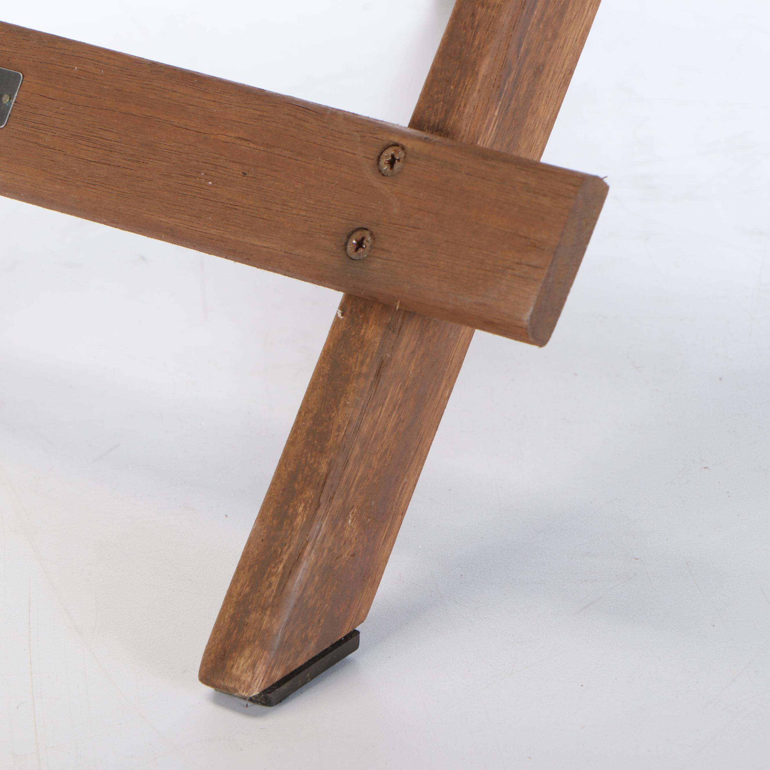 Pair of Outdoor Interiors Wooden Folding Tables