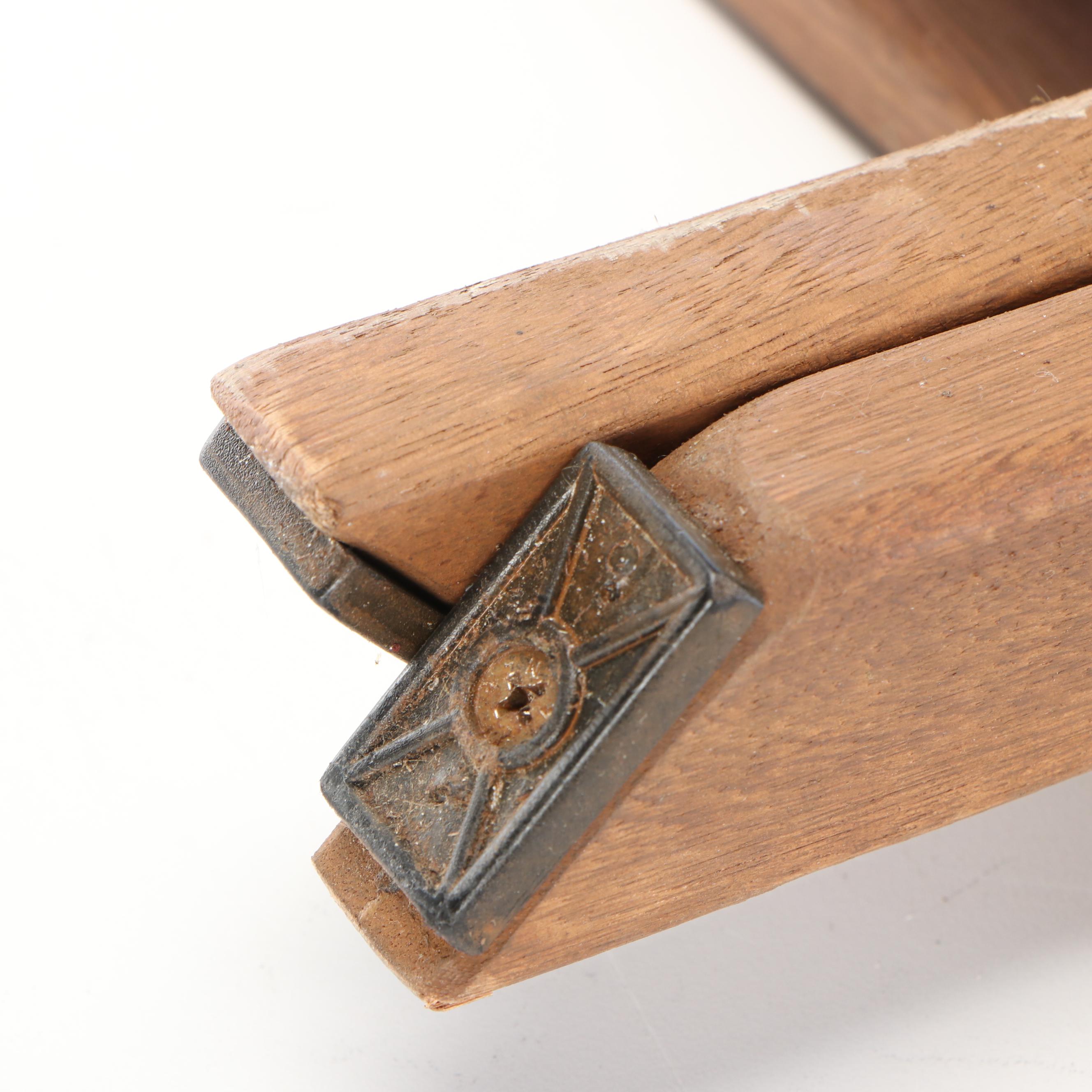 Pair of Outdoor Interiors Wooden Folding Tables