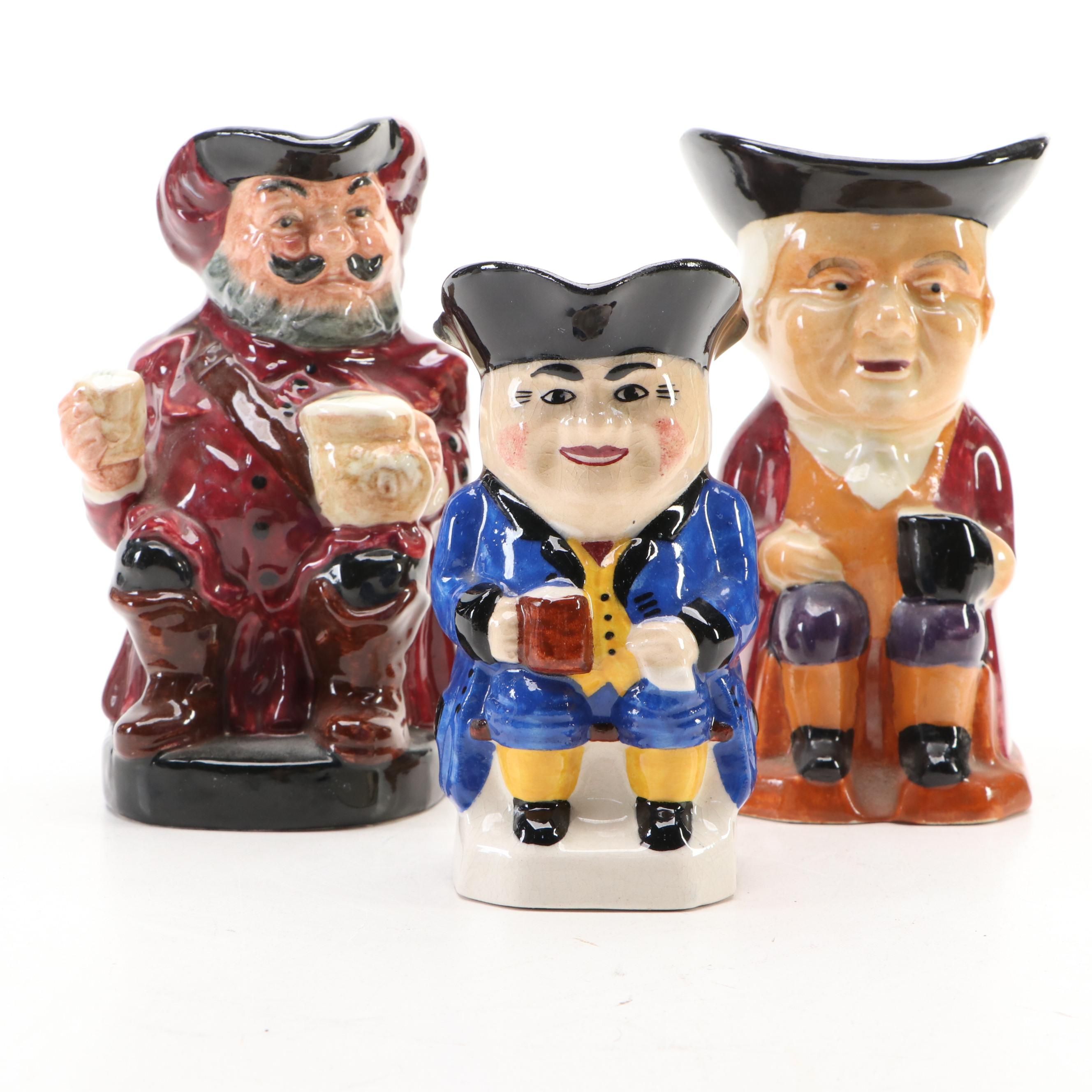 Royal Doulton "Falstaff" and More Ceramic Character Jugs