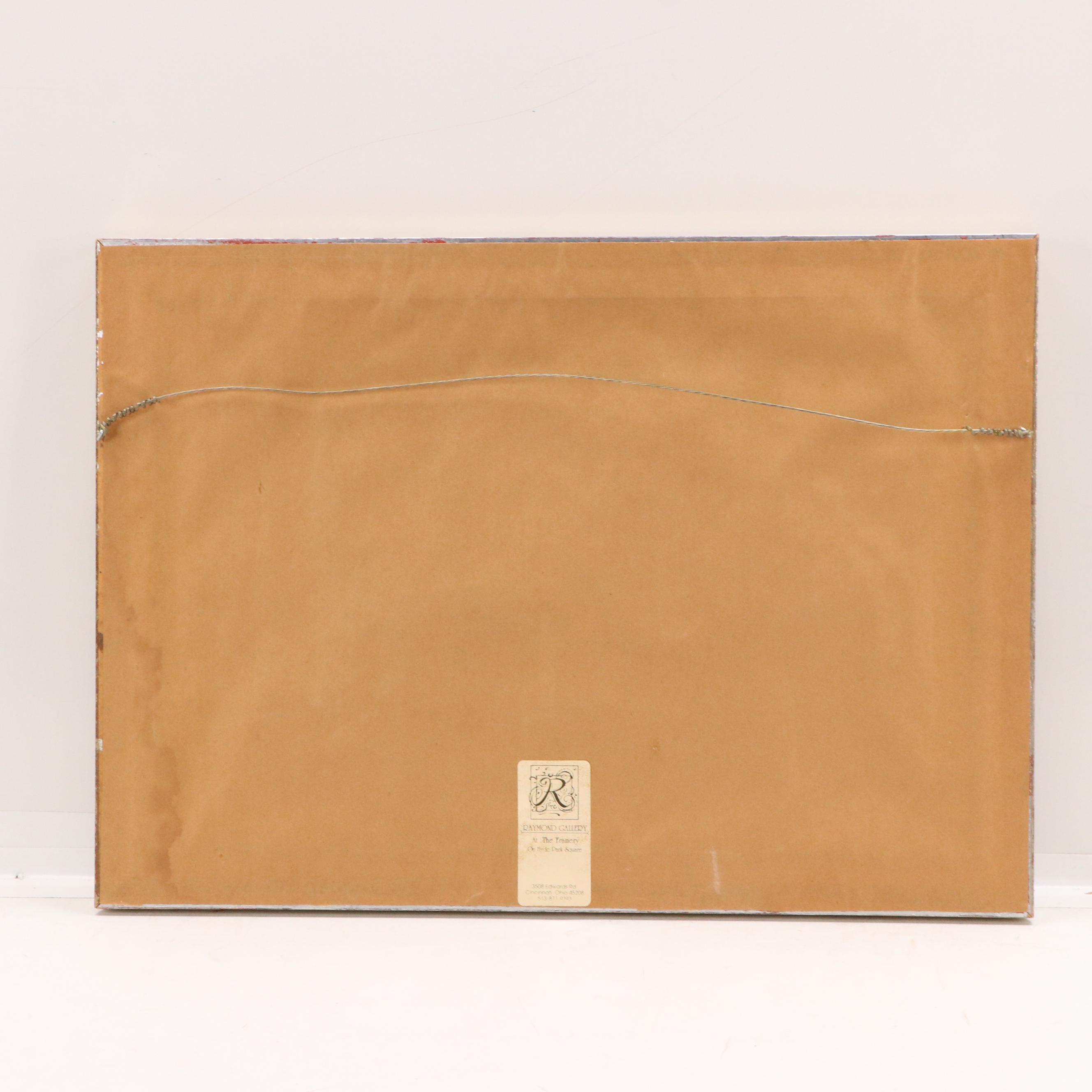 Wall Mirror and Rand McNally Atlas Map of Africa