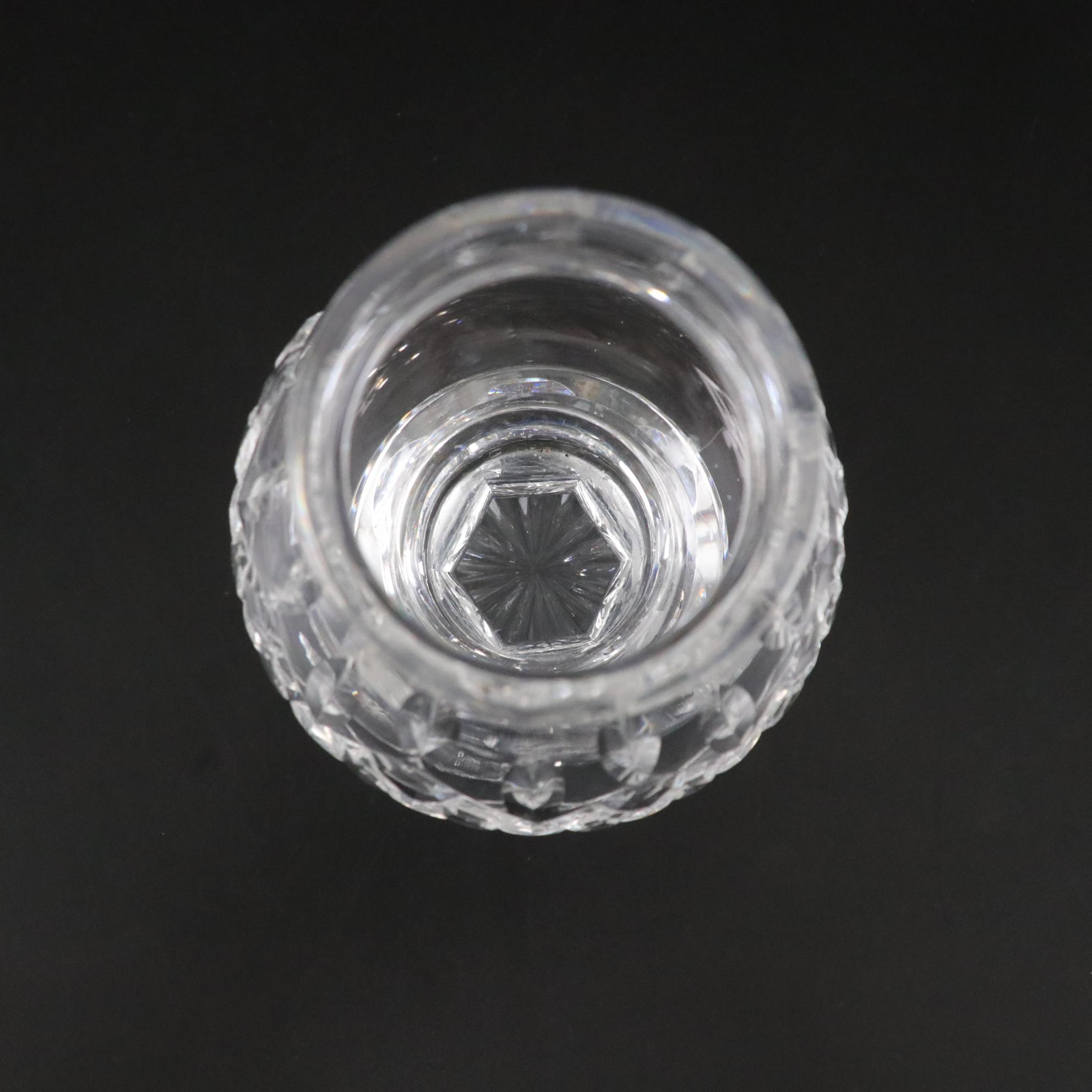 Waterford Crystal "Alana" and "Lismore" Hurricane Lamp Candle Holders