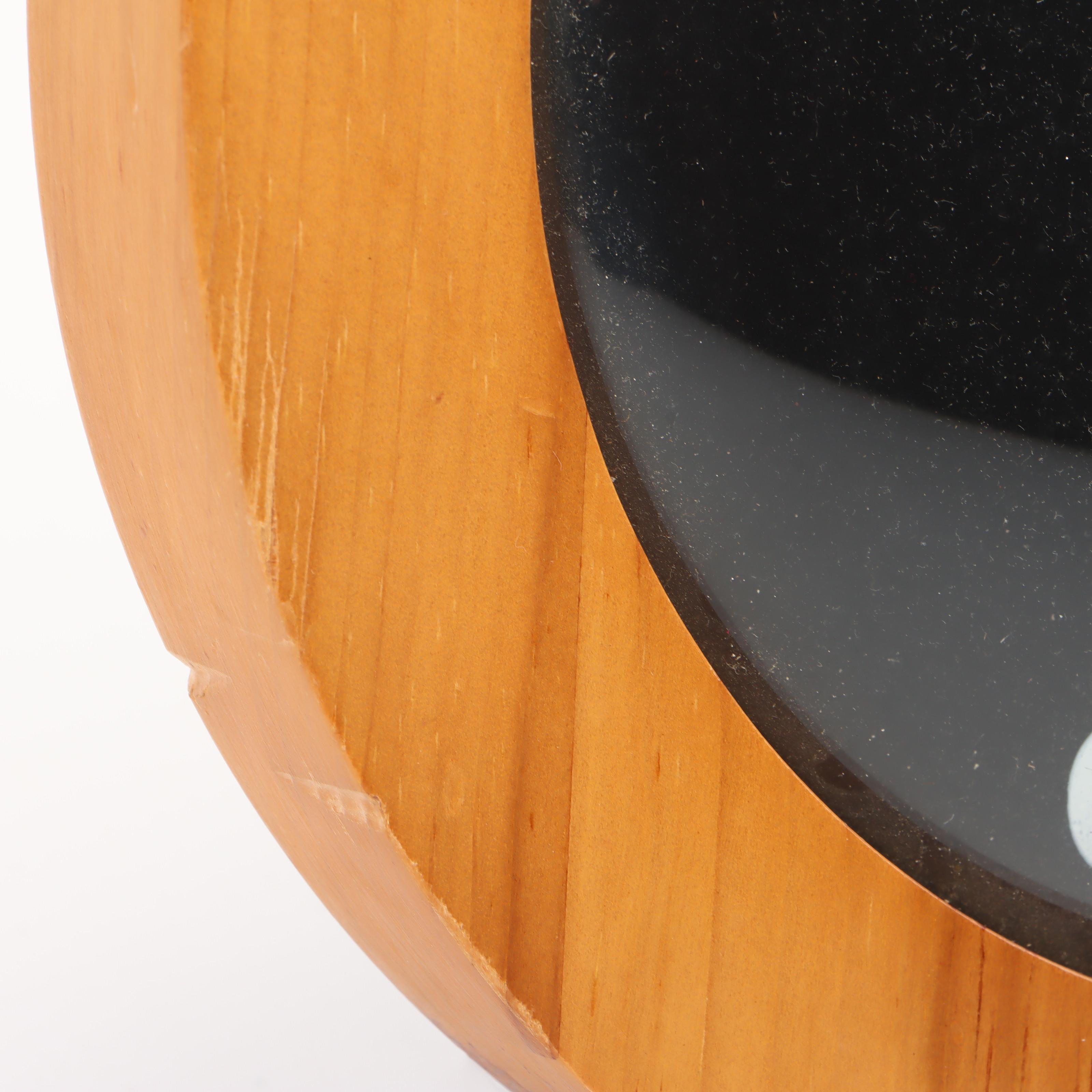 Wersch Who Cares? Wall Clock with Other Wooden Stand, Mid-20th Century