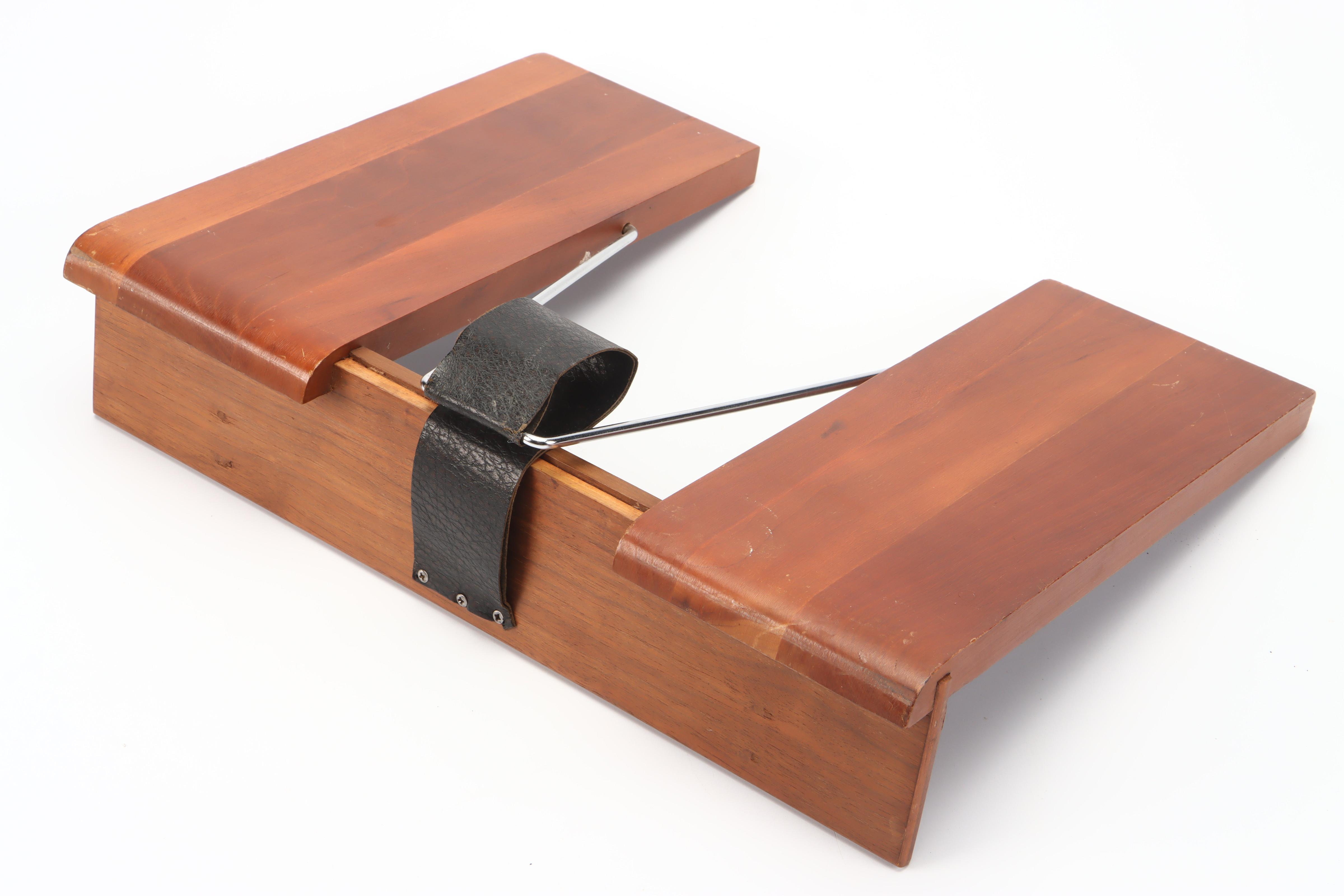 Wersch Who Cares? Wall Clock with Other Wooden Stand, Mid-20th Century