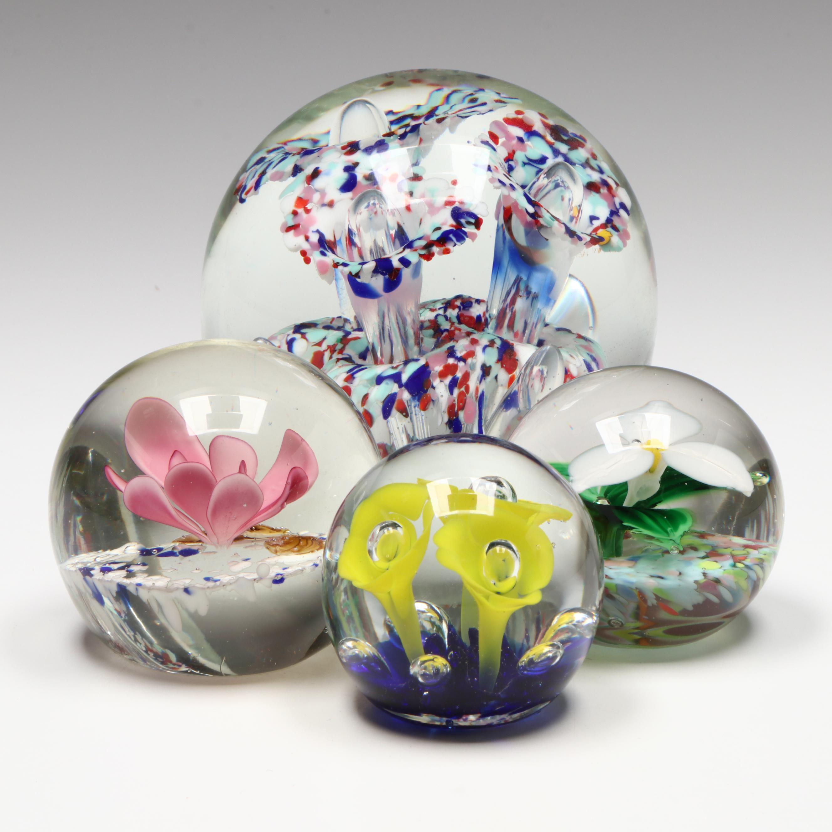 Boyer Glassworks with Other Decorative Paperweights