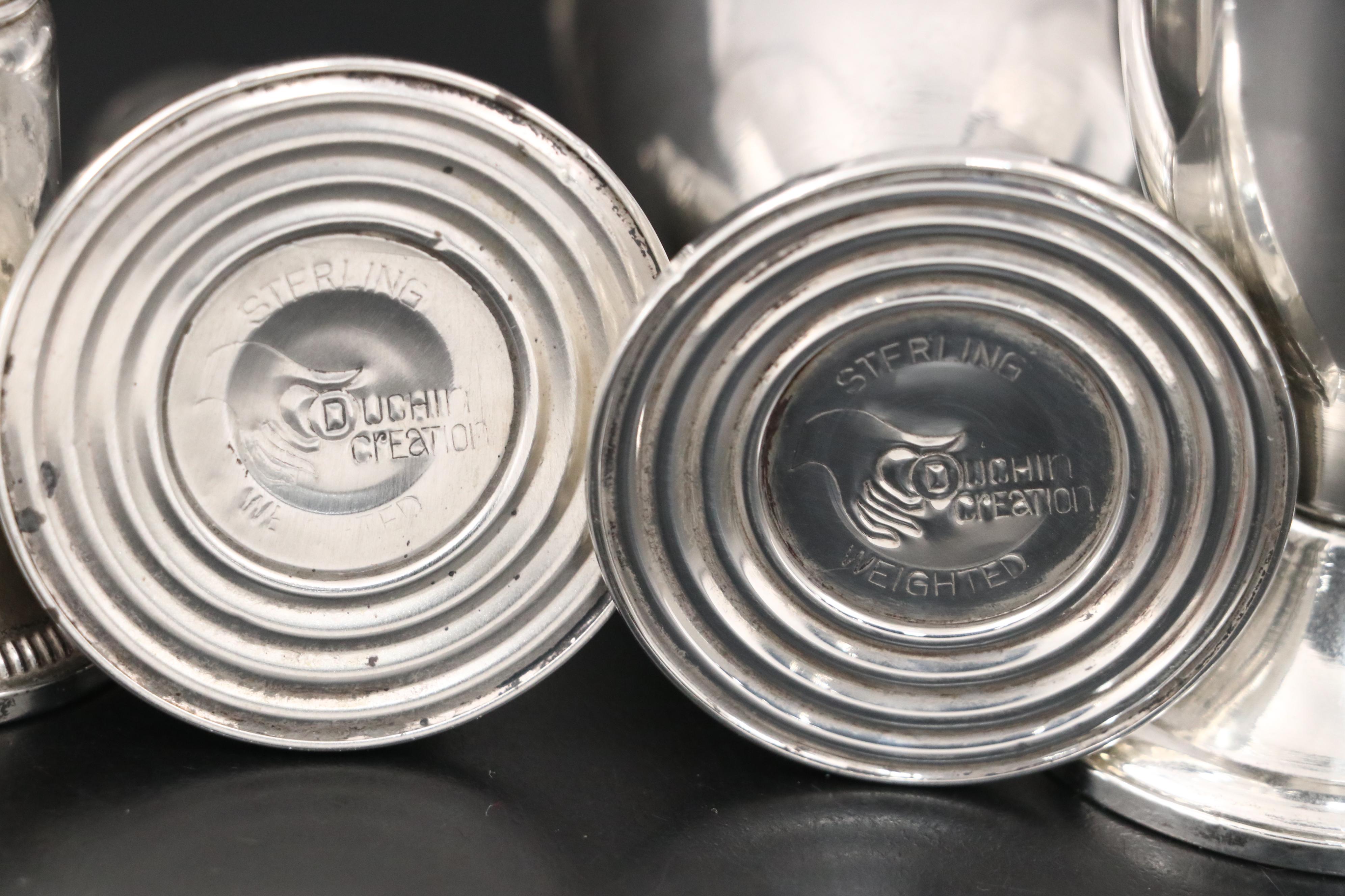 Israel Freeman & Sons Armorial Engraved Box with Other Weighted Sterling Décor