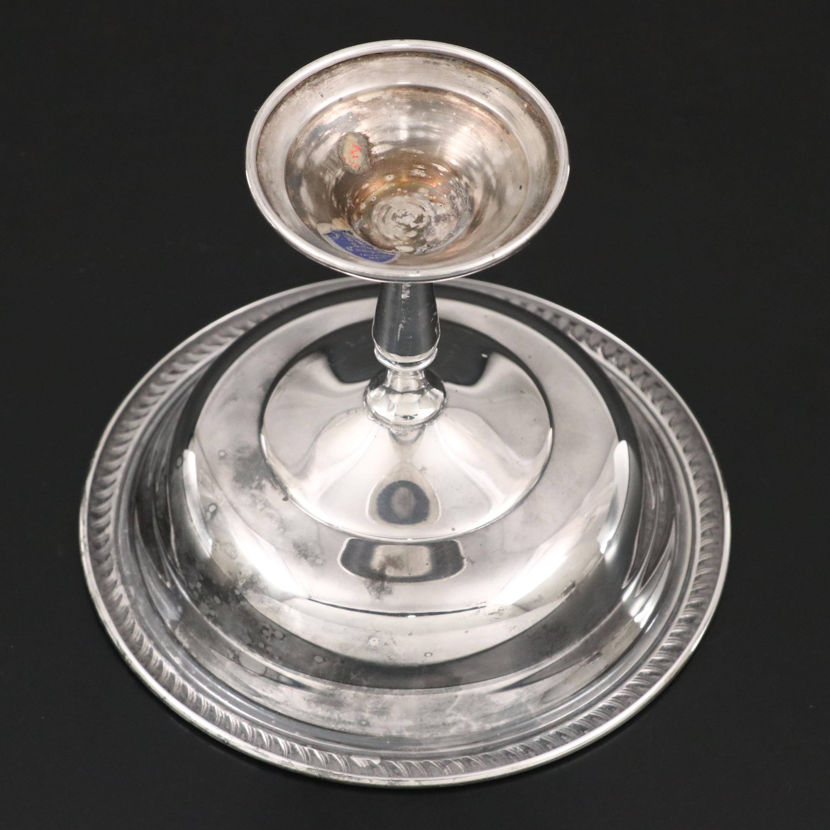 Israel Freeman & Sons Armorial Engraved Box with Other Weighted Sterling Décor