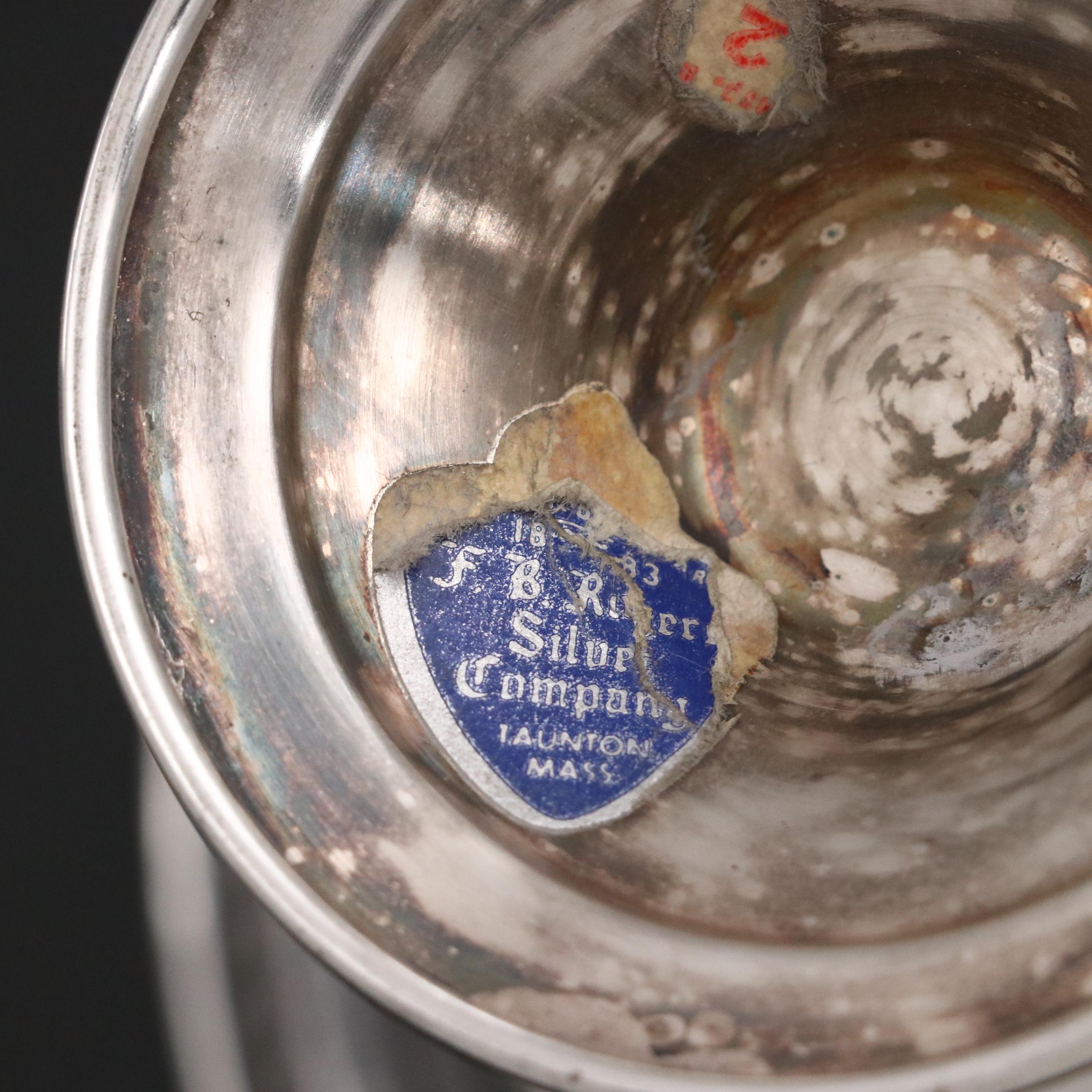 Israel Freeman & Sons Armorial Engraved Box with Other Weighted Sterling Décor