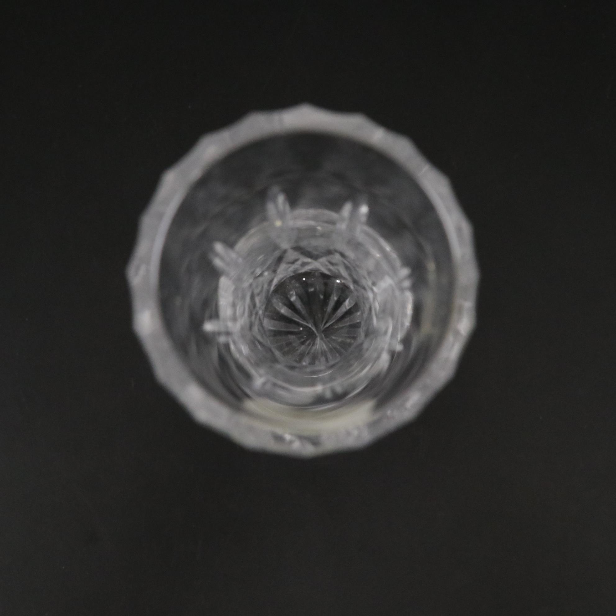 Sculptured Crystal Bowl, Waterford Ashtray & Denby Crystal Bud Vase