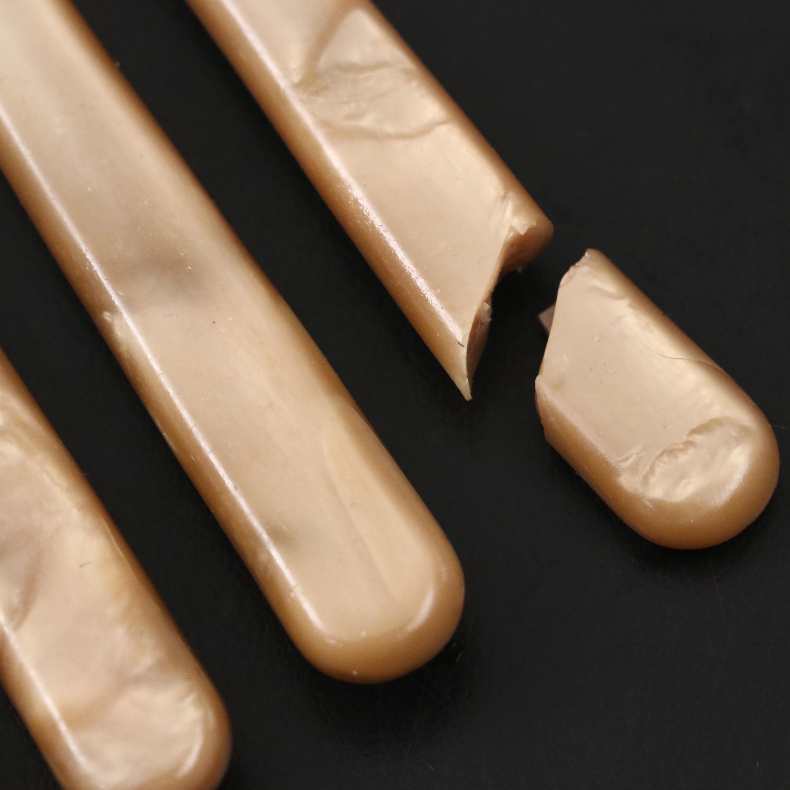 Smith Seymour Ltd Stainless Steel Celluloid Handled Knives