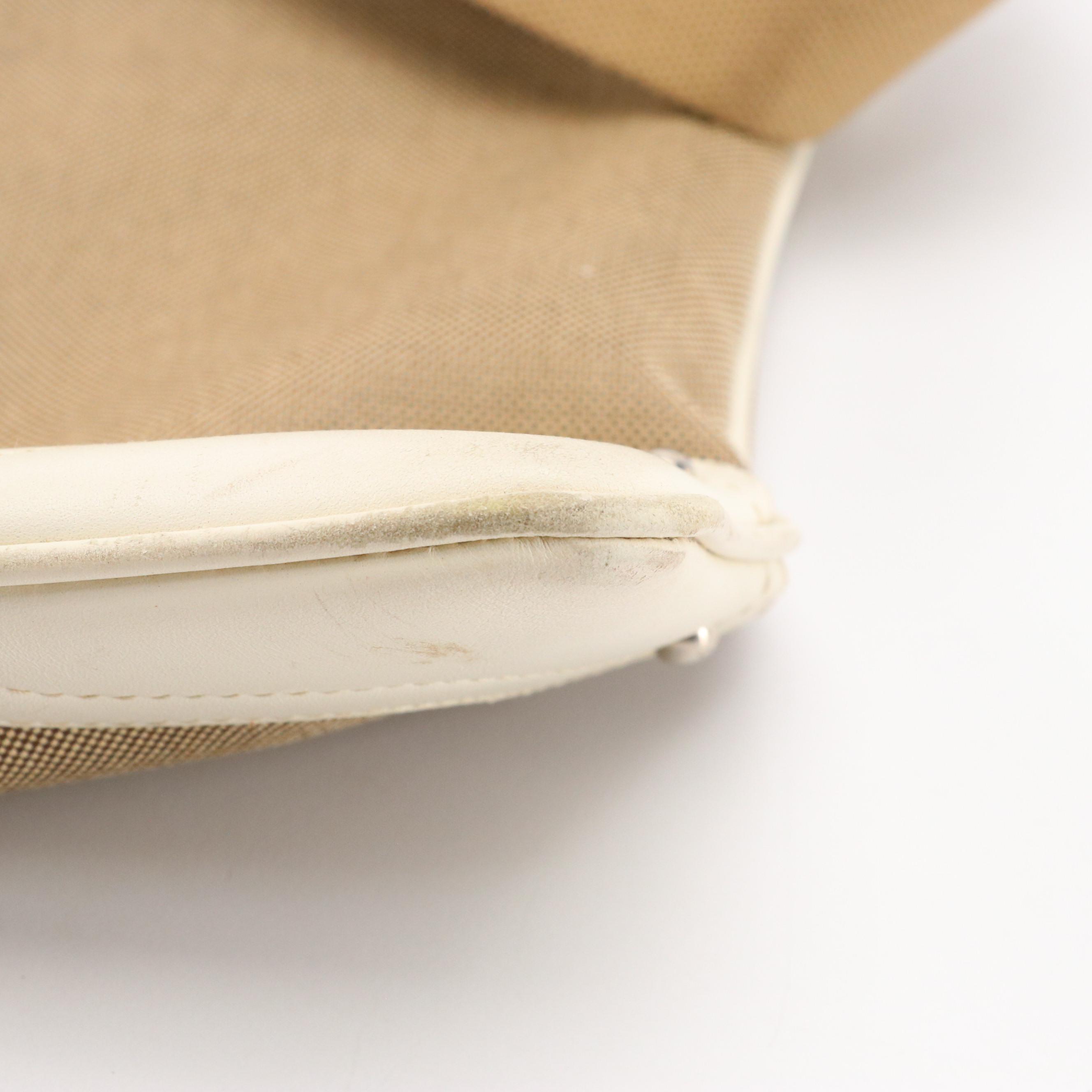 Prada Canapa Logo Canvas and Leather Crossbody Bag