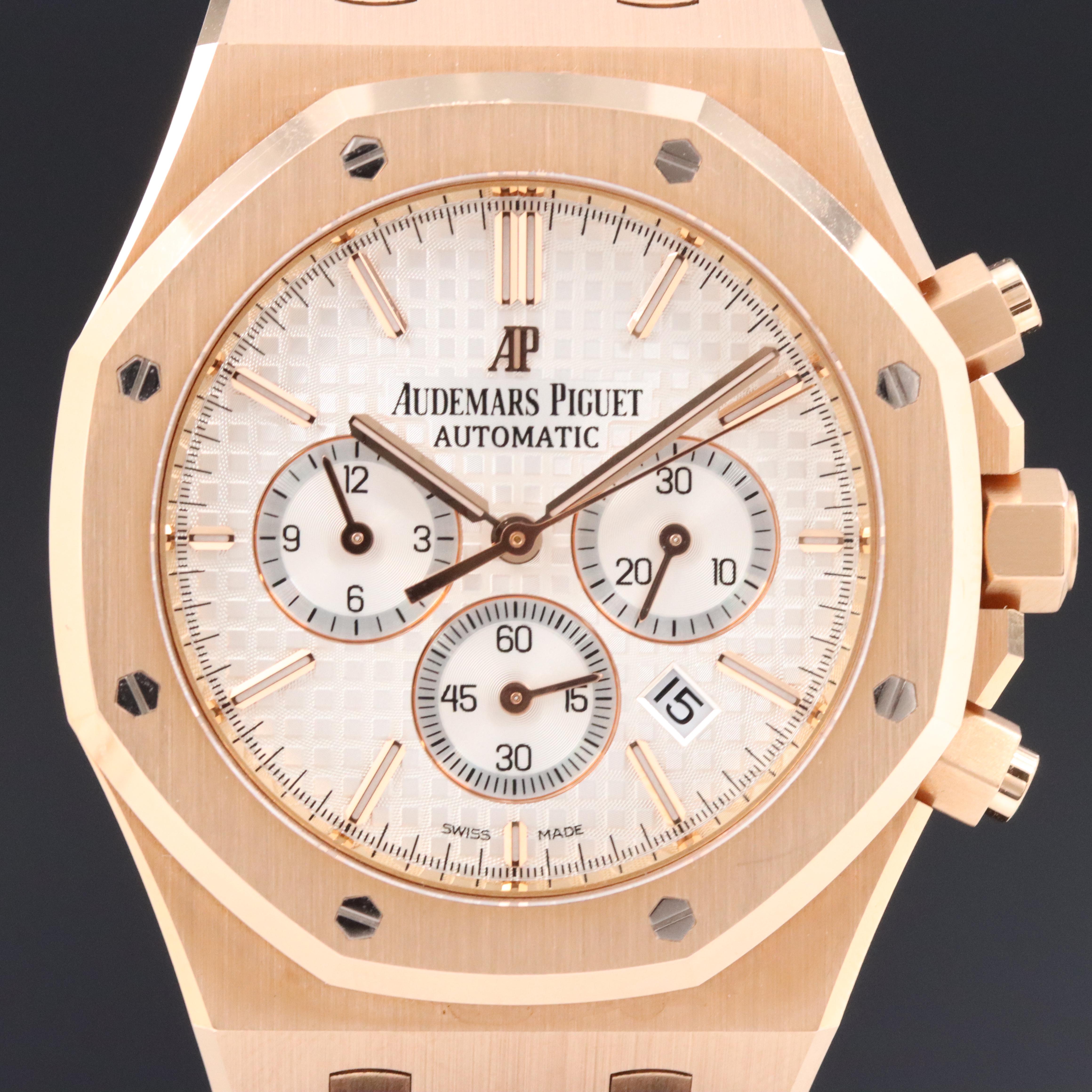 Audemars Piguet Royal Oak 18K Rose Gold 41mm Watch 26320OR.OO.D088CR.01