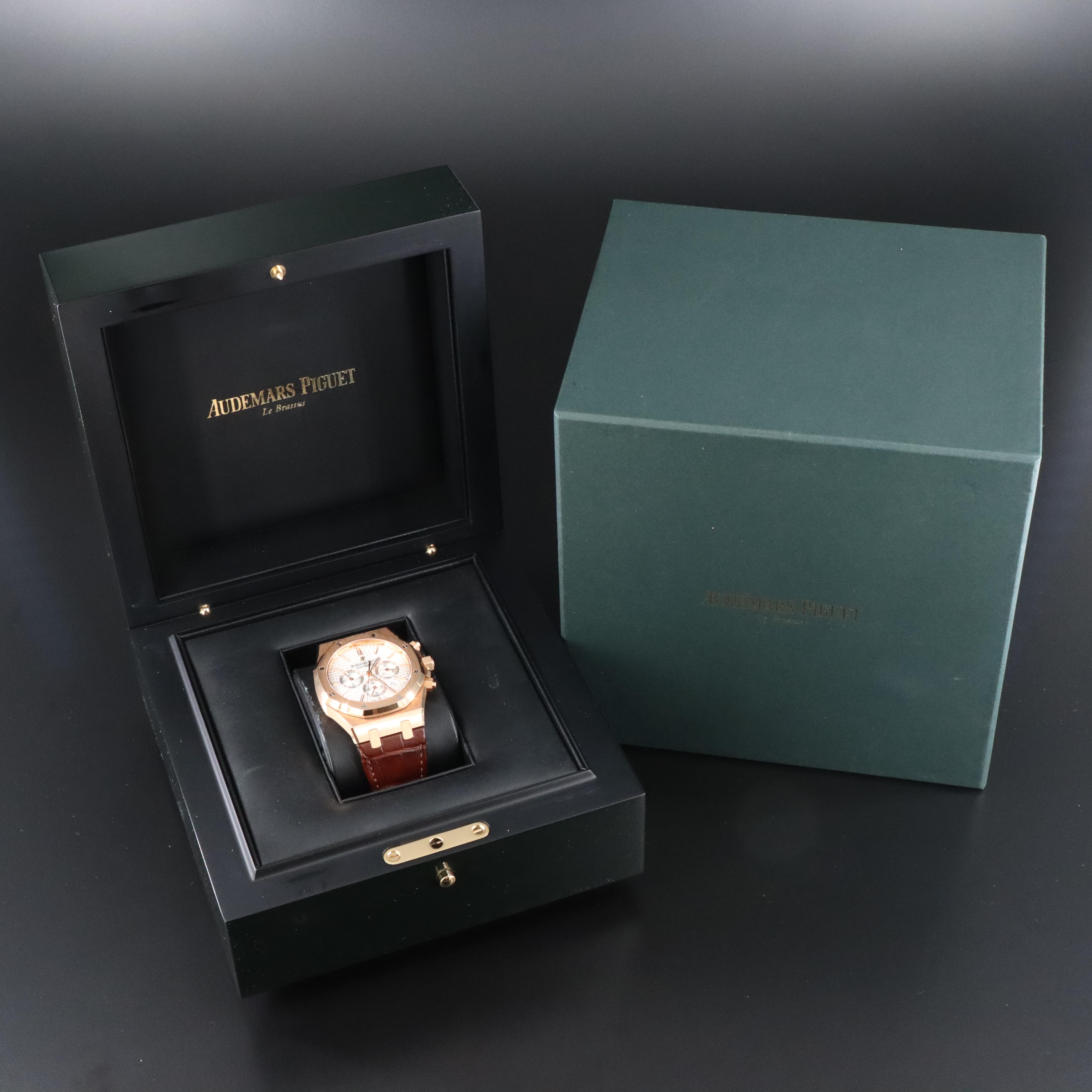 Audemars Piguet Royal Oak 18K Rose Gold 41mm Watch 26320OR.OO.D088CR.01