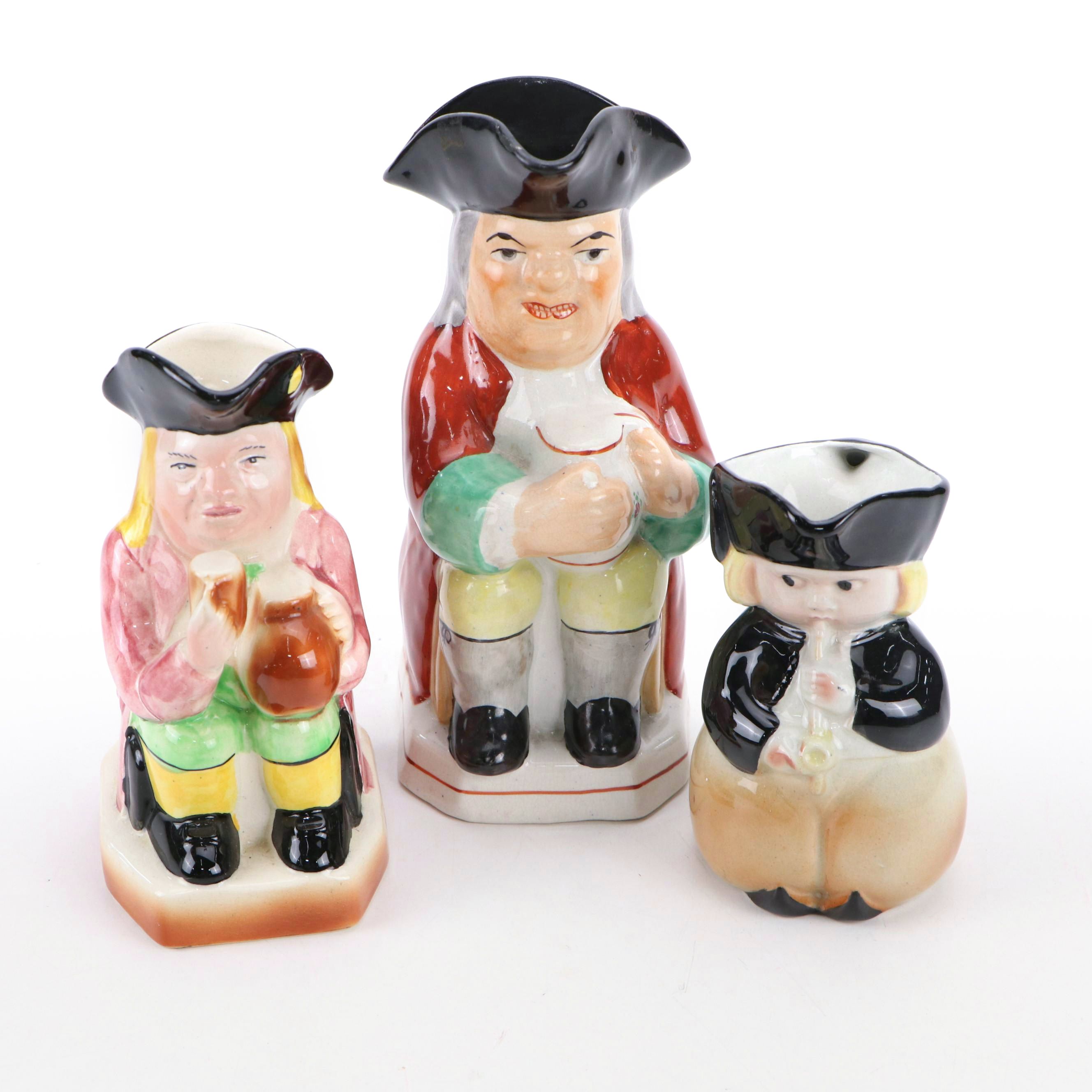 Ceramic Pilgrim Toby Jugs